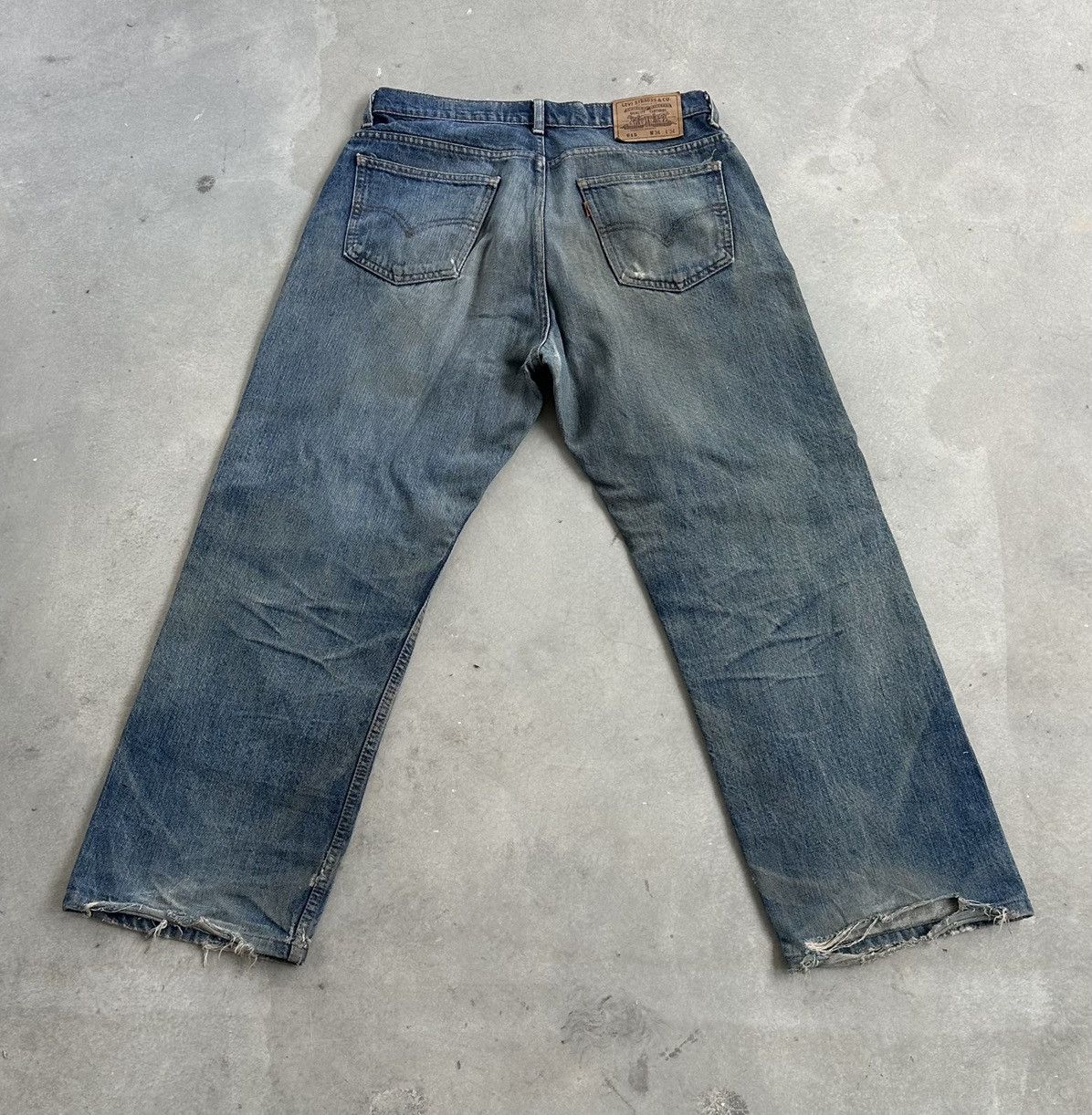 Levi's VINTAGE LEVIS 90S DISTRESSED DENIM PANT Size US 34 / EU 50 - 10 Thumbnail
