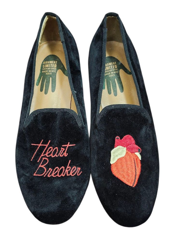 Bedwin & The Heartbreakers Velvet SMOKING SHOE HEARTBREAKER smoking shoes Loafers Size US 8 / IT 38 - 3 Thumbnail