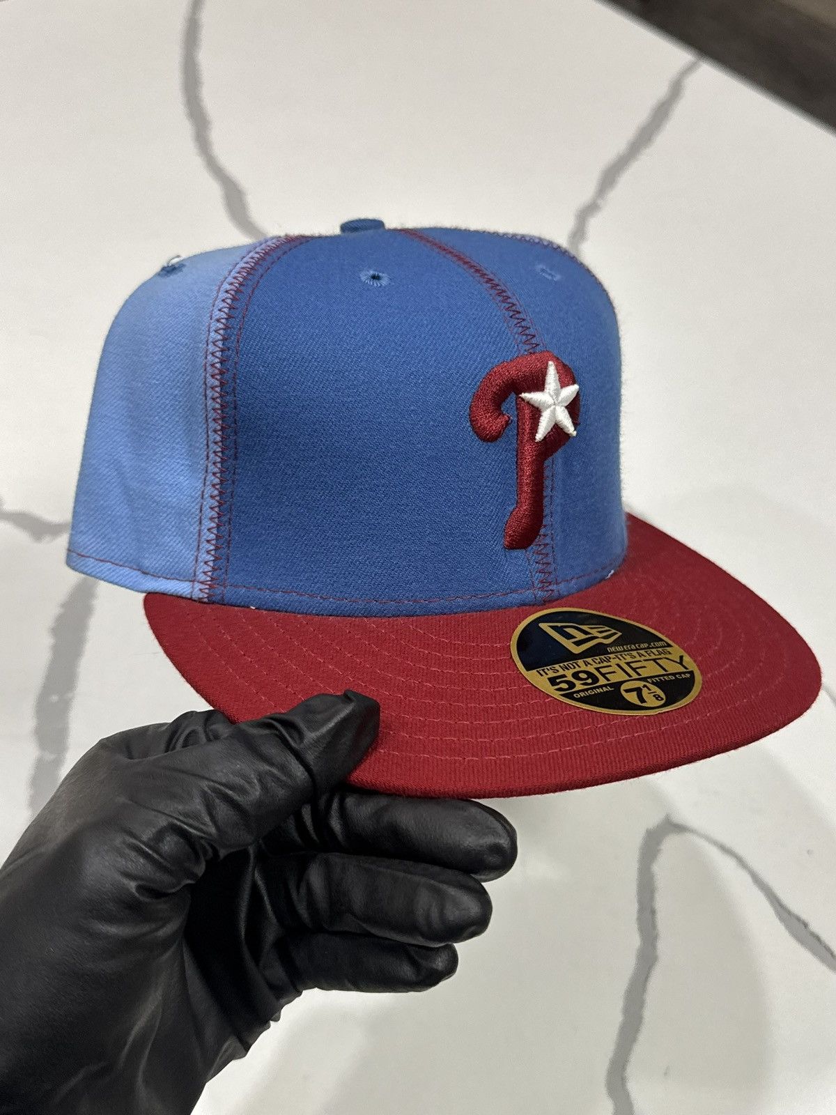 New Era Vintage Philadelphia Phillies Pin Wheel Fitted Baseball Cap Size ONE SIZE - 4 Thumbnail