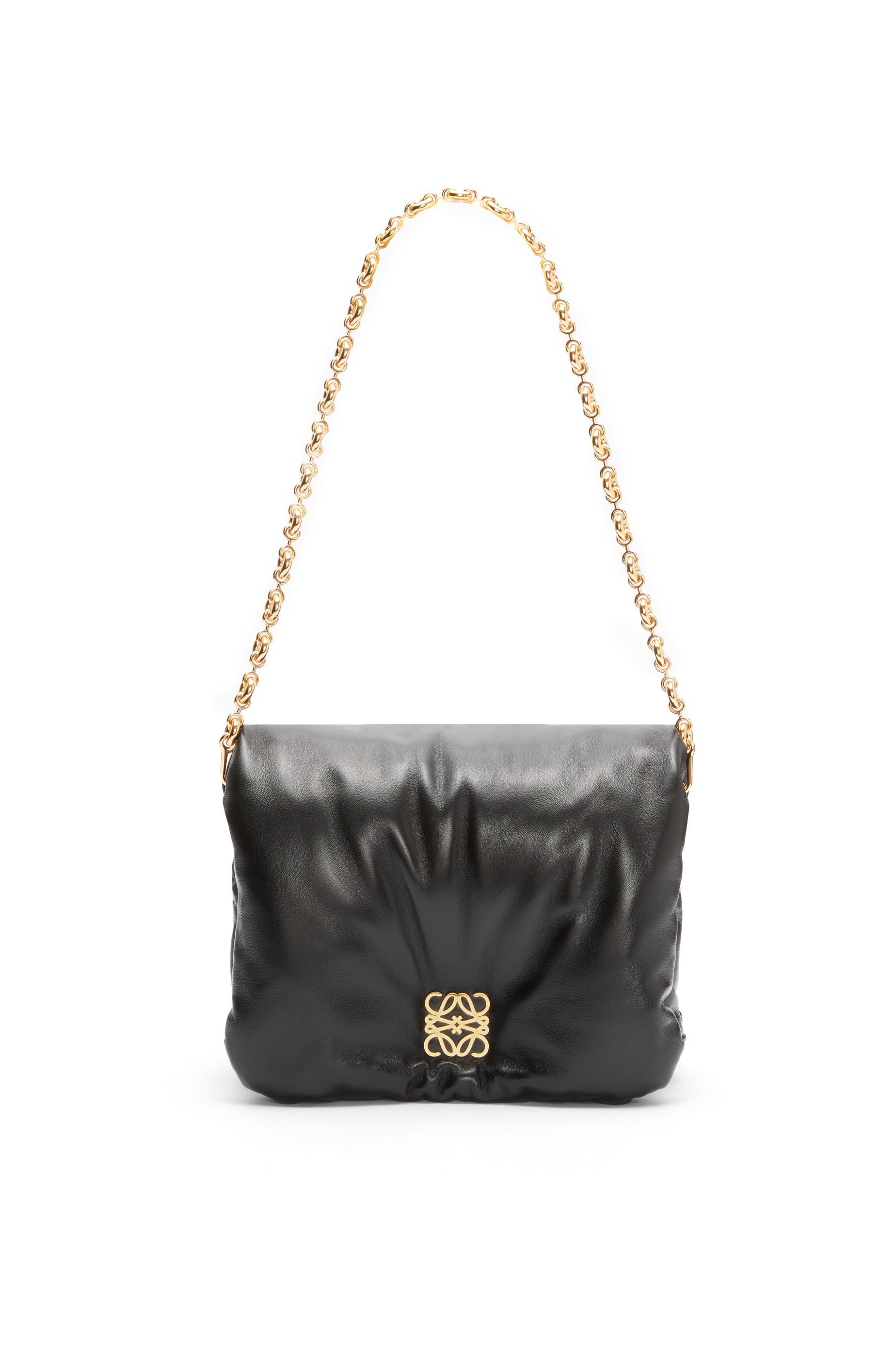 Loewe o1in1g0426 Size: OS/ Goya Puffer Bag in Black Size ONE SIZE - 7 Thumbnail