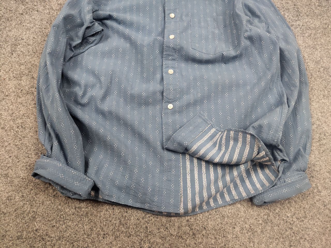 La Paz La Paz Design Casual Blue Pattern button Long sleeve Shirt Size US M / EU 48-50 / 2 - 5 Thumbnail