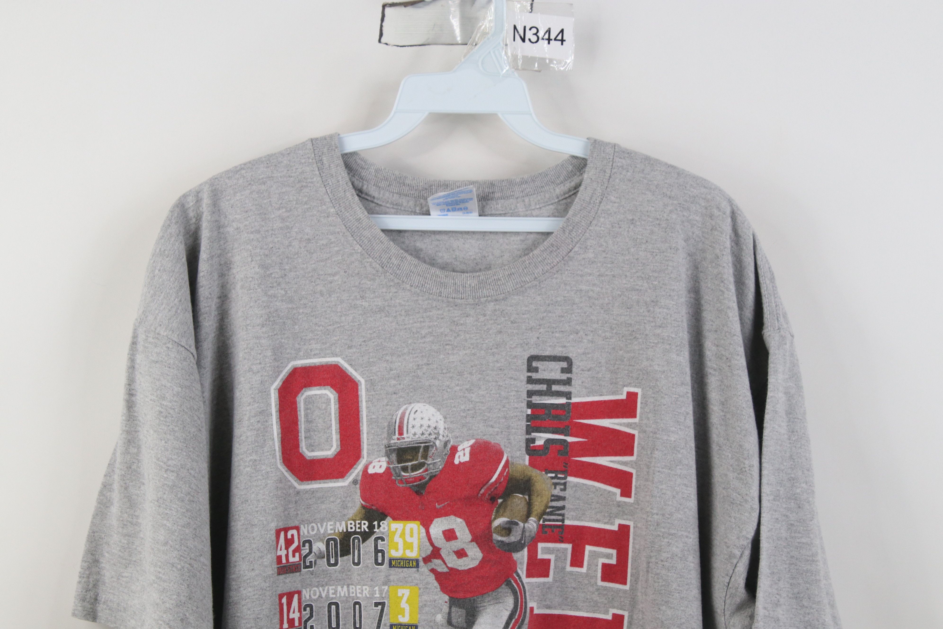 Vintage Vintage Y2K Game Ohio State University Chris Beanie T-Shirt Size US XL / EU 56 / 4 - 2 Thumbnail