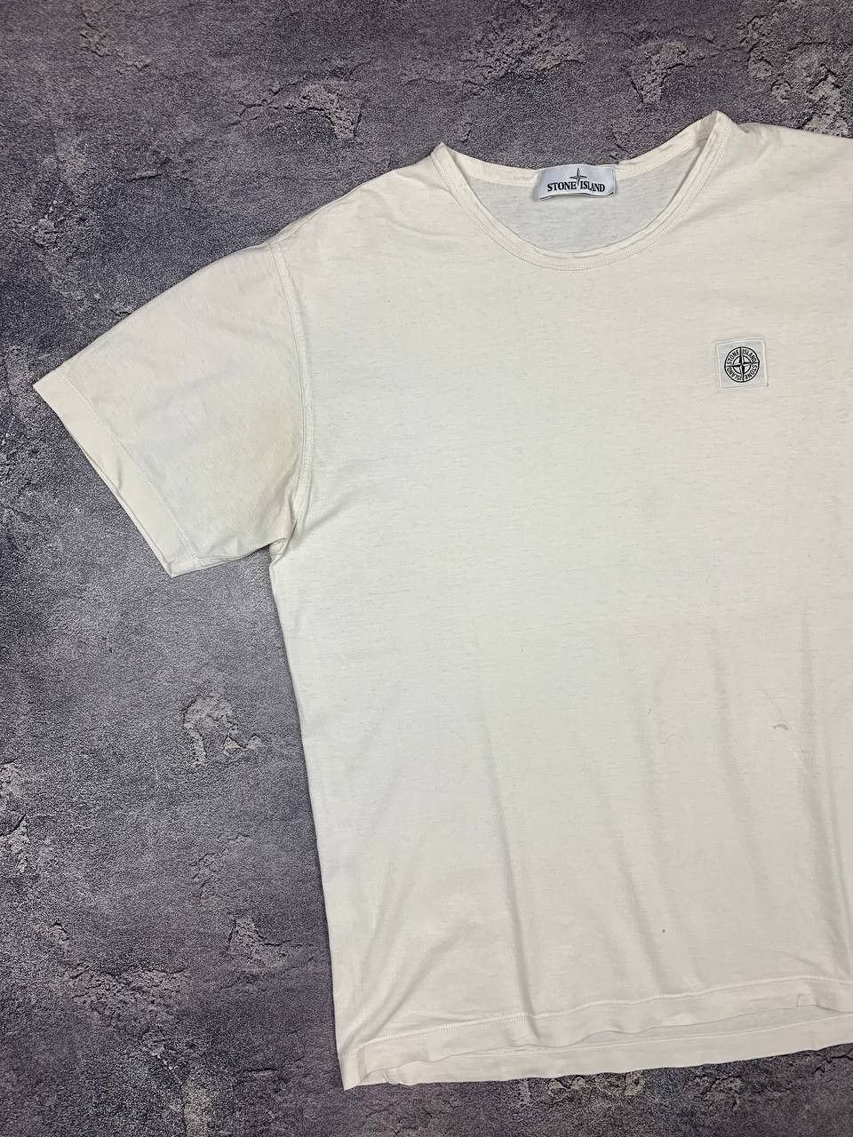 Stone Island Stone Island Men's Compass Patch Logo T-Shirt White Size L Size US L / EU 52-54 / 3 - 2 Thumbnail