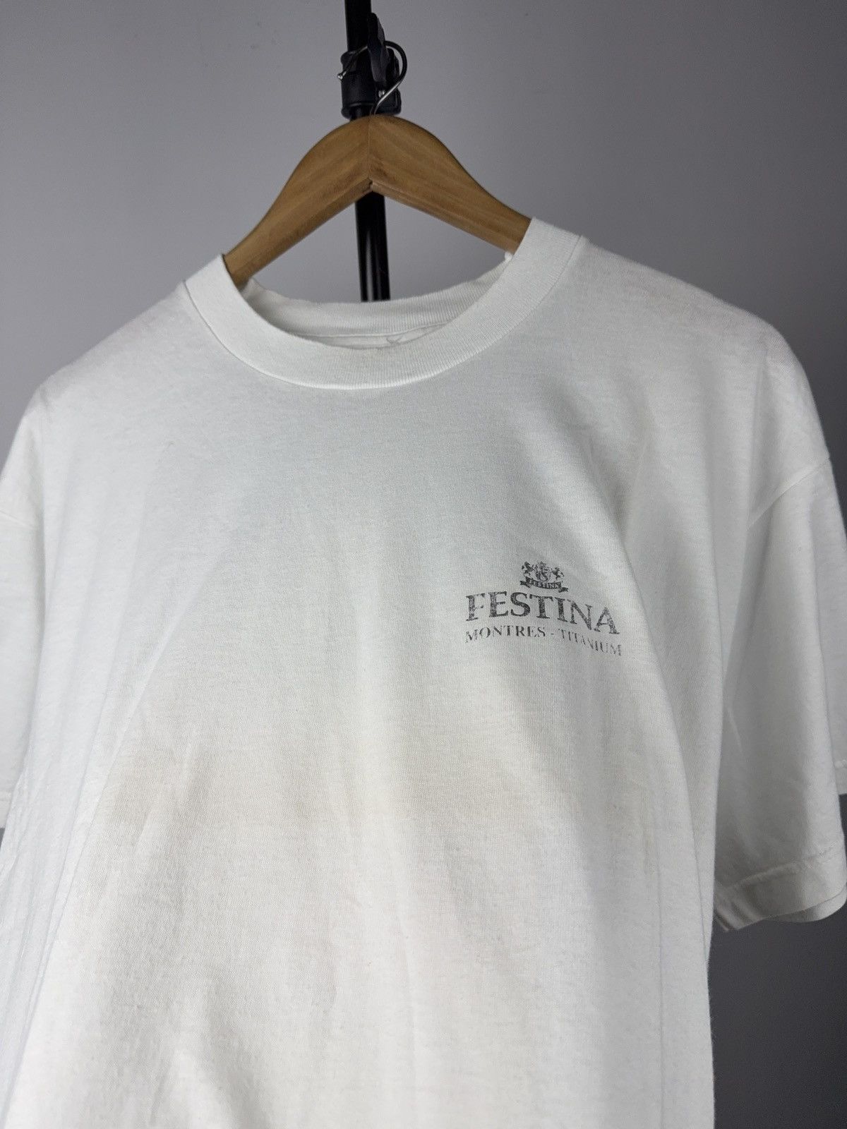 Vintage Vintage Retro 1998 Festina Tour de France Promo Watch Tee L Size US L / EU 52-54 / 3 - 6 Thumbnail