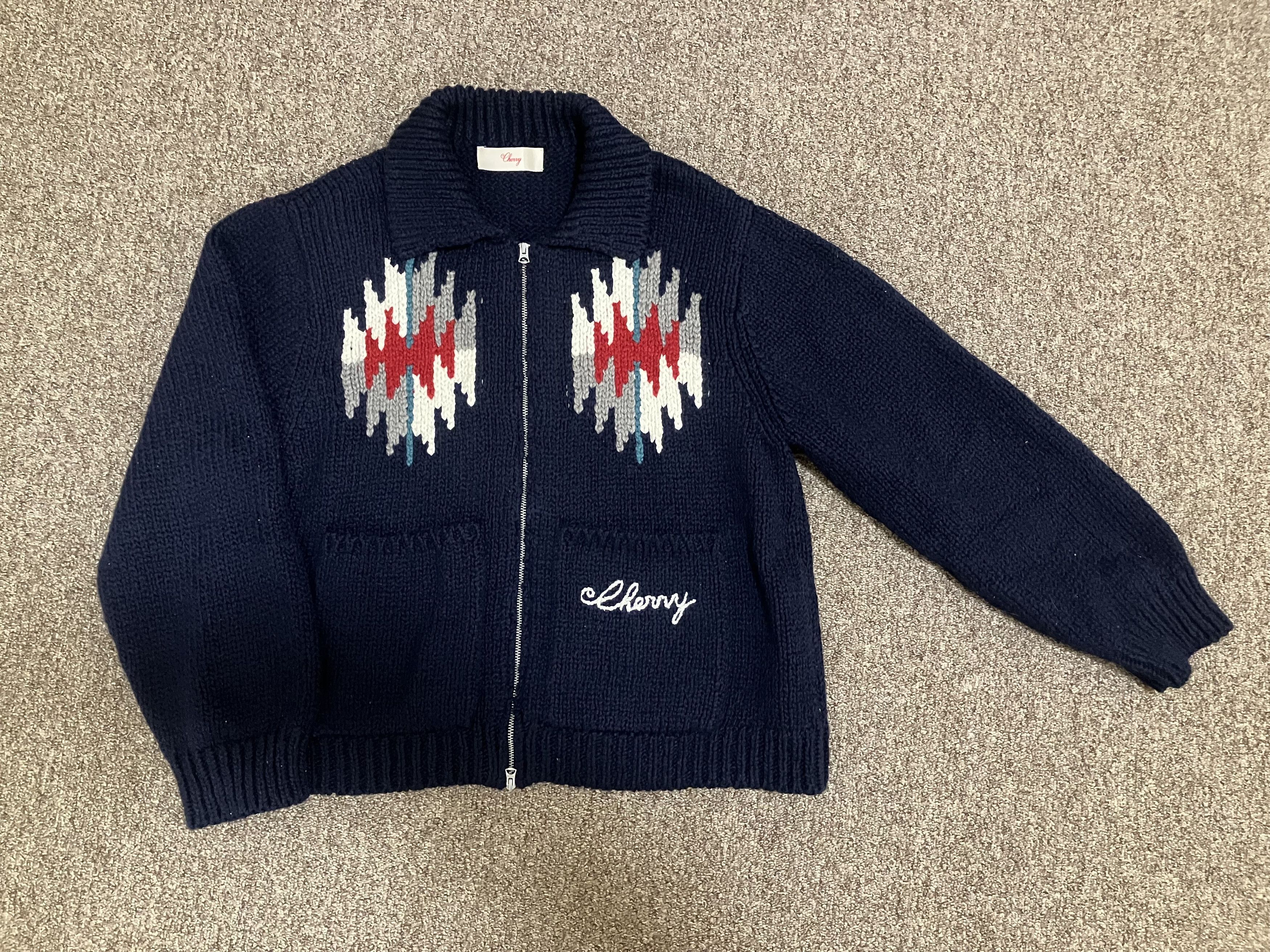 Cherry LA Navajo Knit Zip Jacket Size US S / EU 44-46 / 1 - 2 Thumbnail