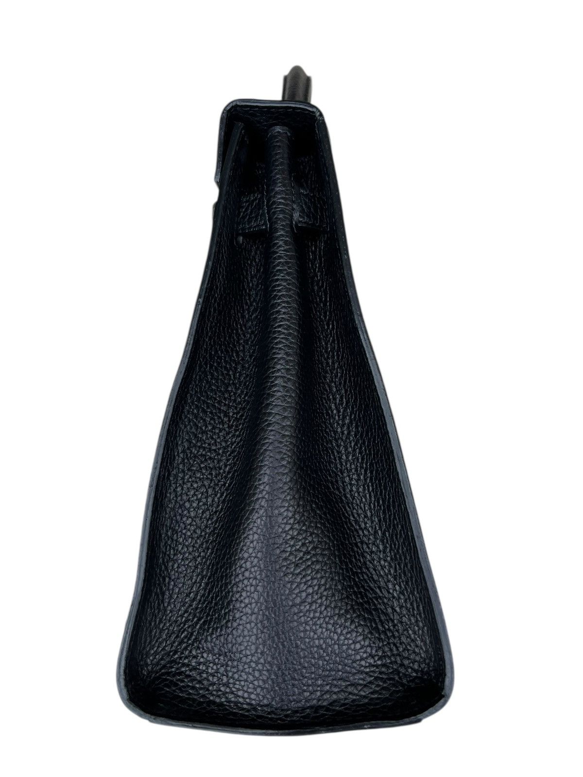 Leather Royal Grace Paris Black Leather Kelly Bag Size ONE SIZE - 8 Thumbnail