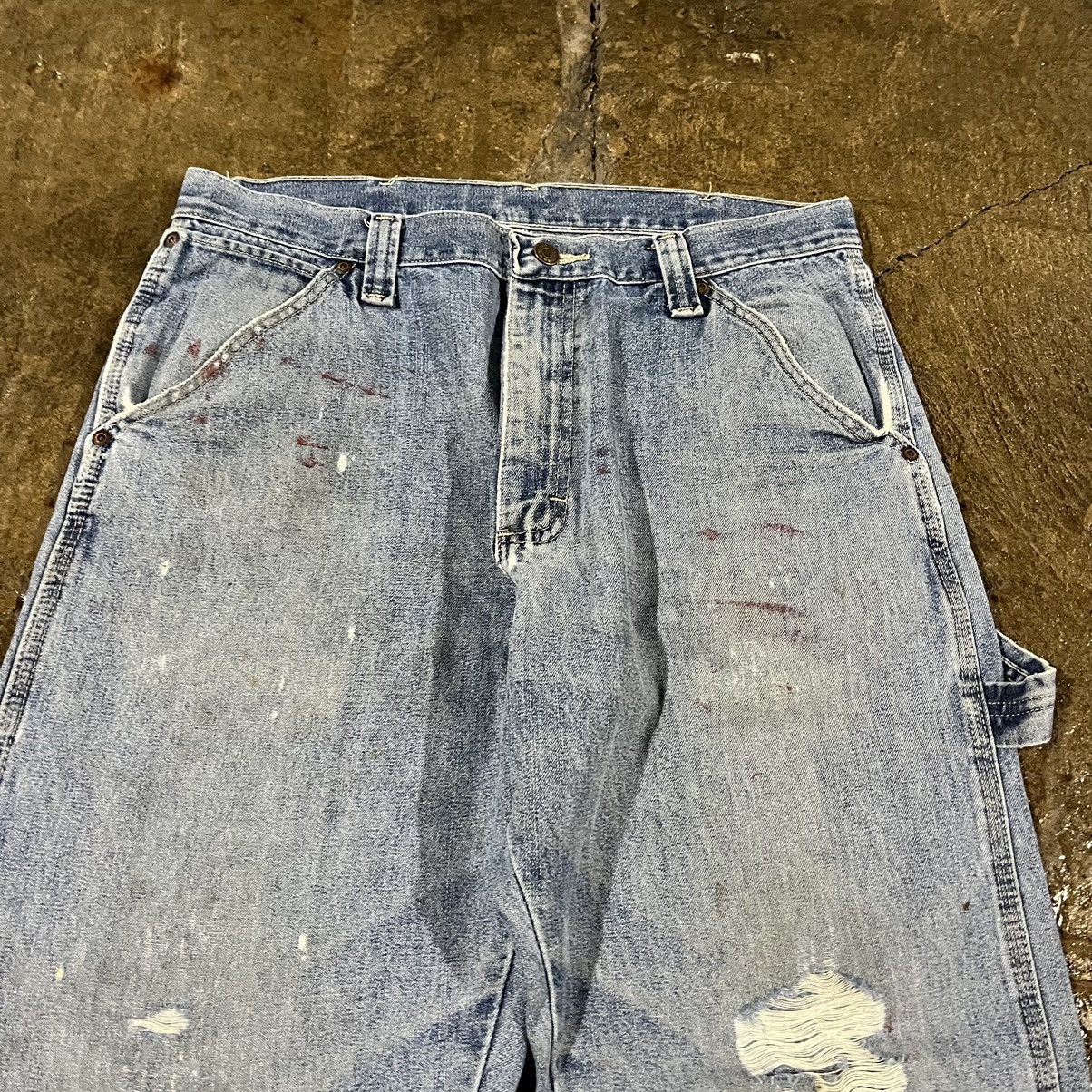 Carhartt × Vintage × Wrangler Carhartt Style Y2K Wrangler Carpenter Jeans Baggy Skater Size US 34 / EU 50 - 7 Thumbnail