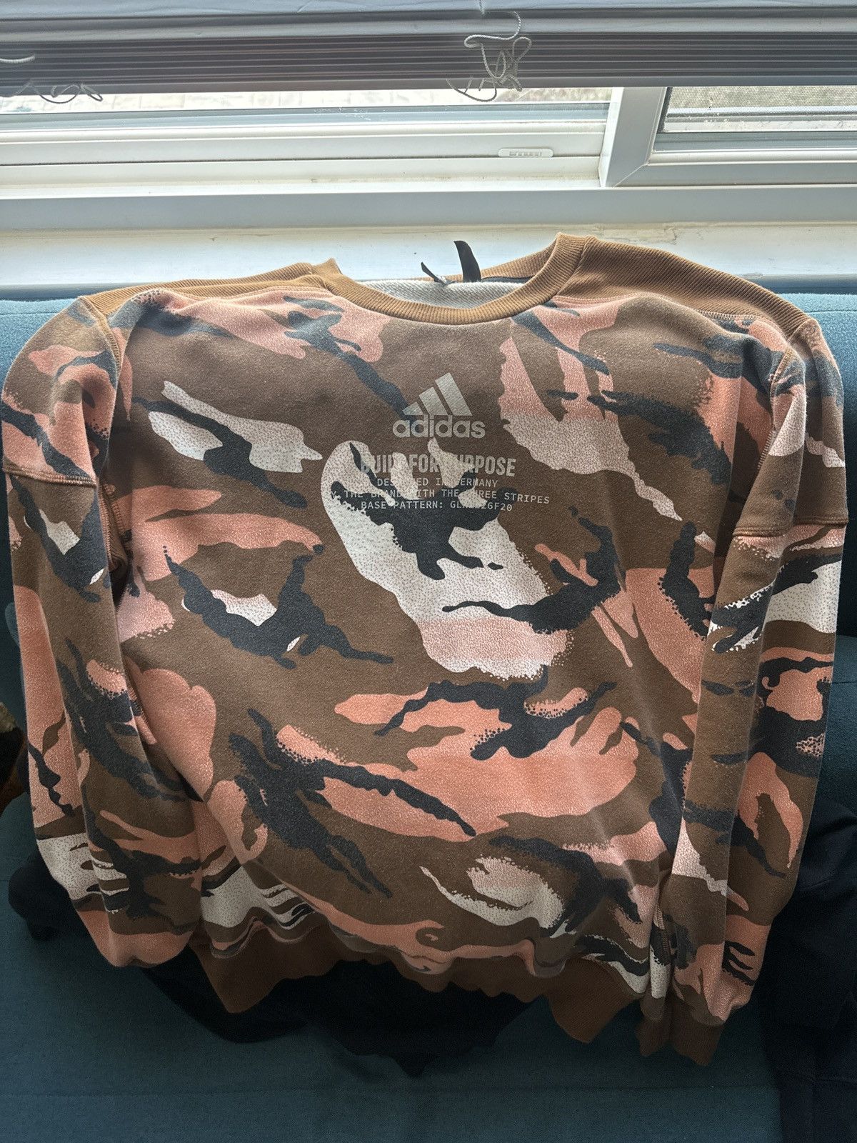 Adidas Built for Purpose Adidas Camo Sweater pattern GL72226f20 Size US L / EU 52-54 / 3 - 1 Preview
