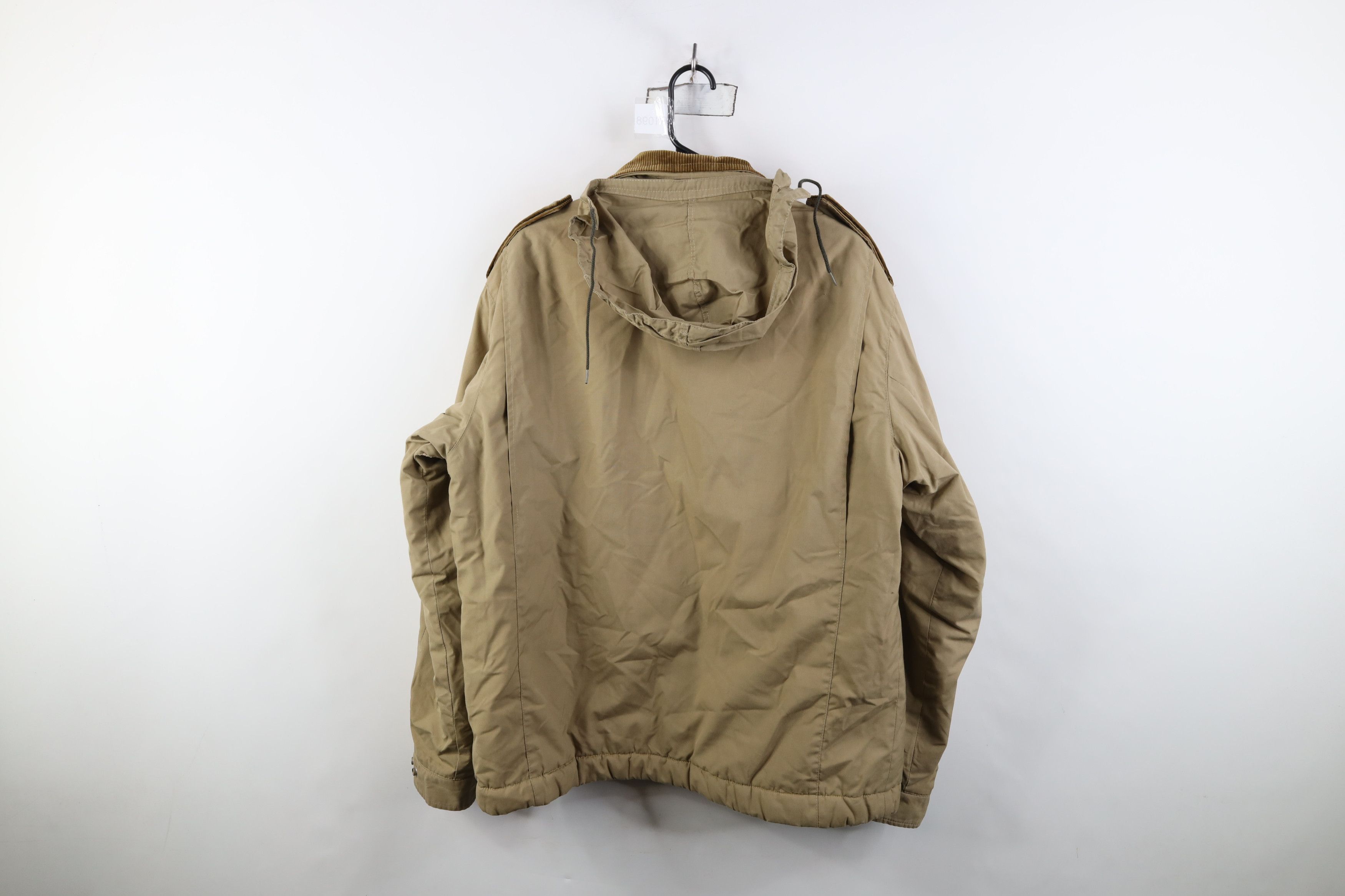 Vintage Vintage 70s Streetwear Fleece Lined Hooded Bomber Jacket USA Size US XL / EU 56 / 4 - 13 Thumbnail