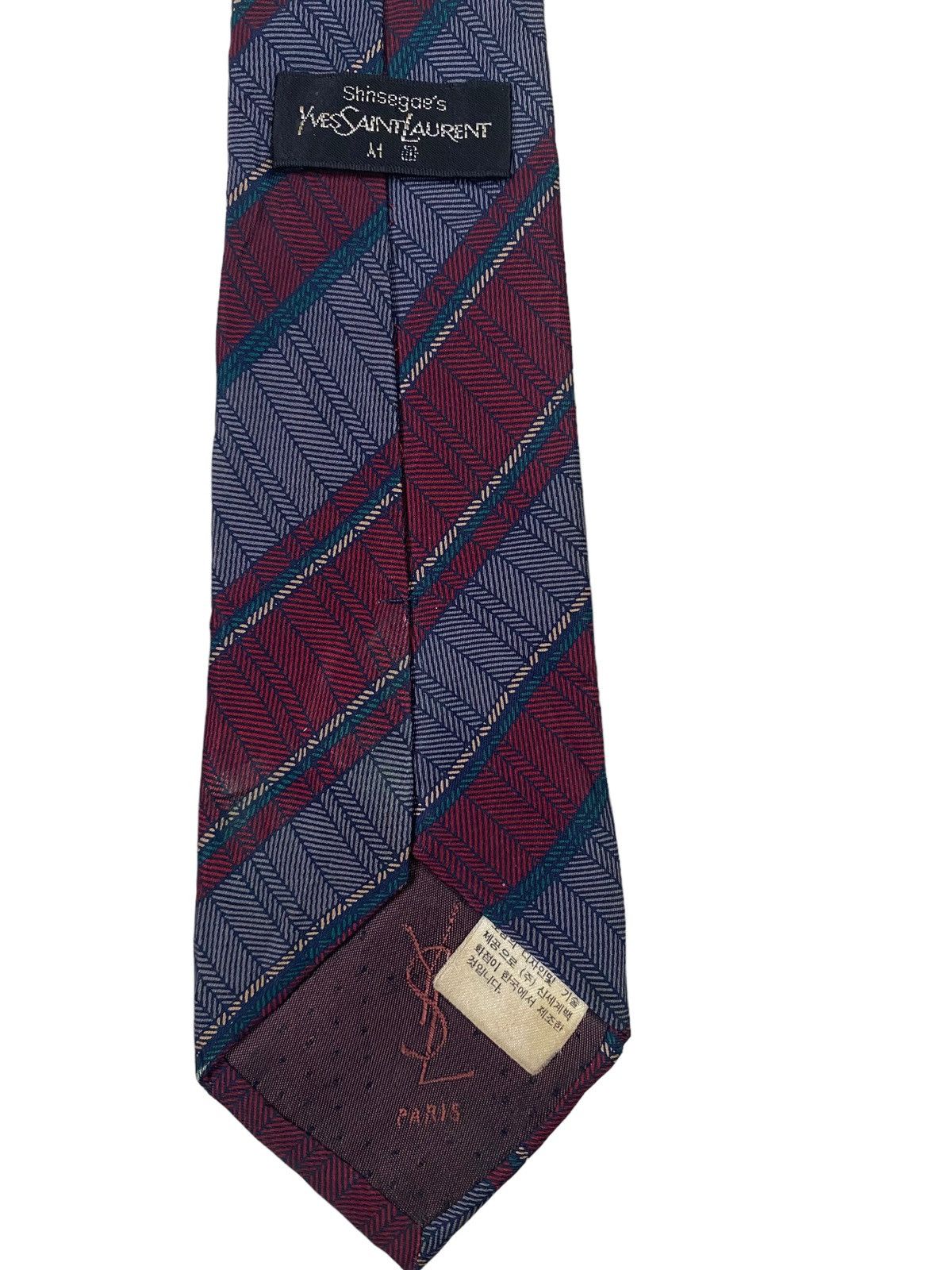 Vintage × Yves Saint Laurent 💥VINTAGE YVES SAINT LAURENT Paris necktie silk tie Size ONE SIZE - 6 Thumbnail