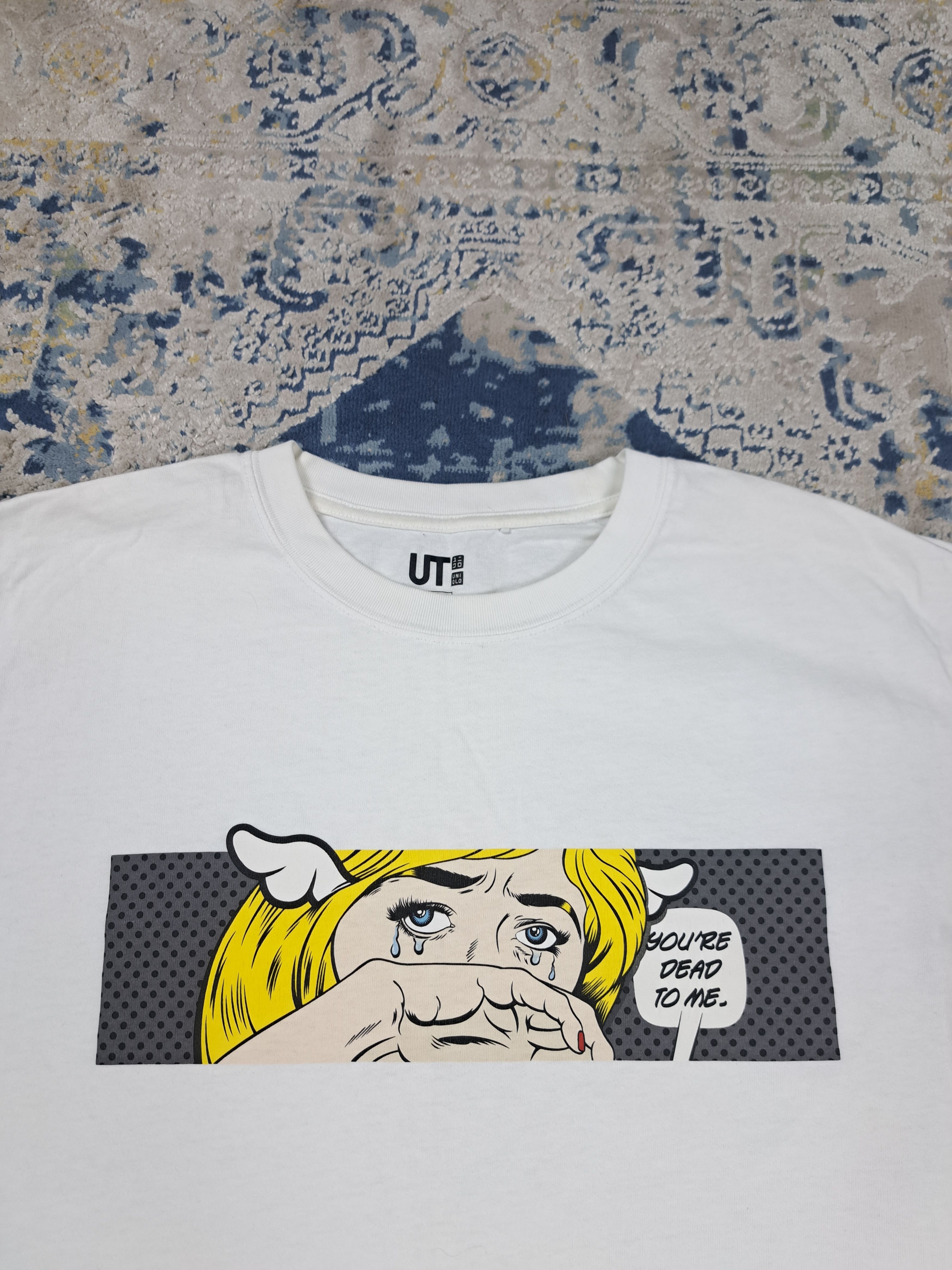 Uniqlo Uniqlo x DFace Graphic Tee Japanese Brand Pop Art Size US S / EU 44-46 / 1 - 2 Thumbnail