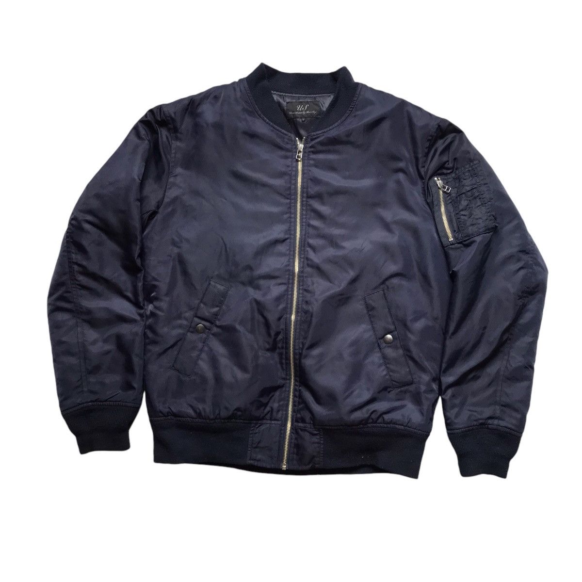 Japanese Brand × Vintage US BY MEN’s BIGI BOMBER JACKET MA1 Size US L / EU 52-54 / 3 - 1 Thumbnail
