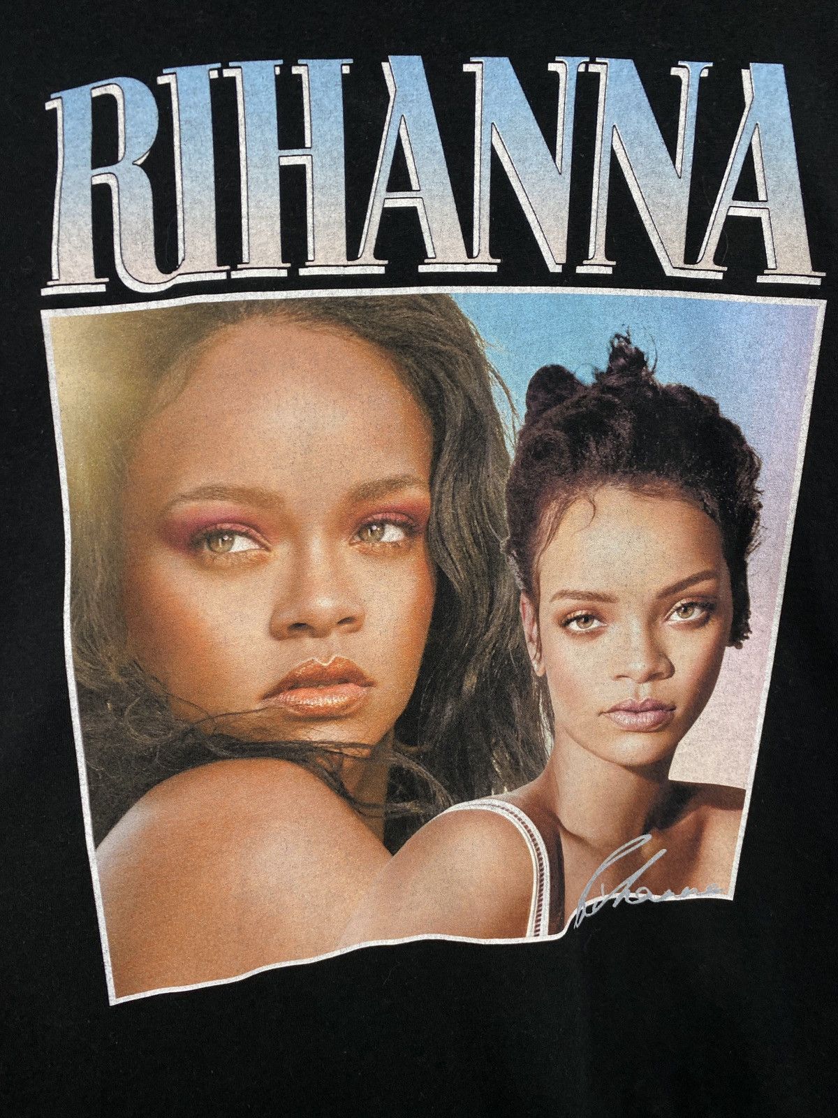 Band Tees × Rap Tees × Vintage 🇺🇸 Rihanna Sexy Girl Black Rap T-Shirt Rare Retro Y2K Hype Size US M / EU 48-50 / 2 - 6 Thumbnail