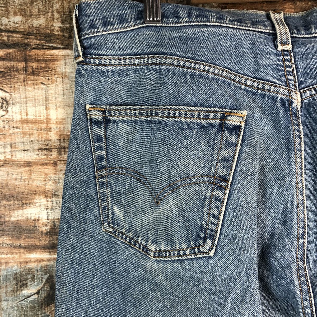 Levi's 501xx Levis Blue Denim jeans Pants #A2572 Size US 35 - 18 Thumbnail