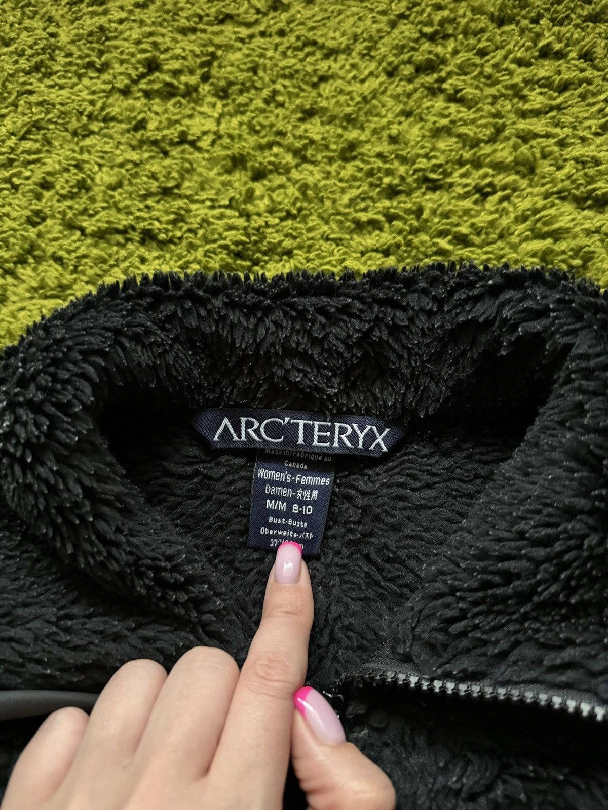 Arc’teryx 2000s vintage Y2K fuzzy fleece jacket polartec