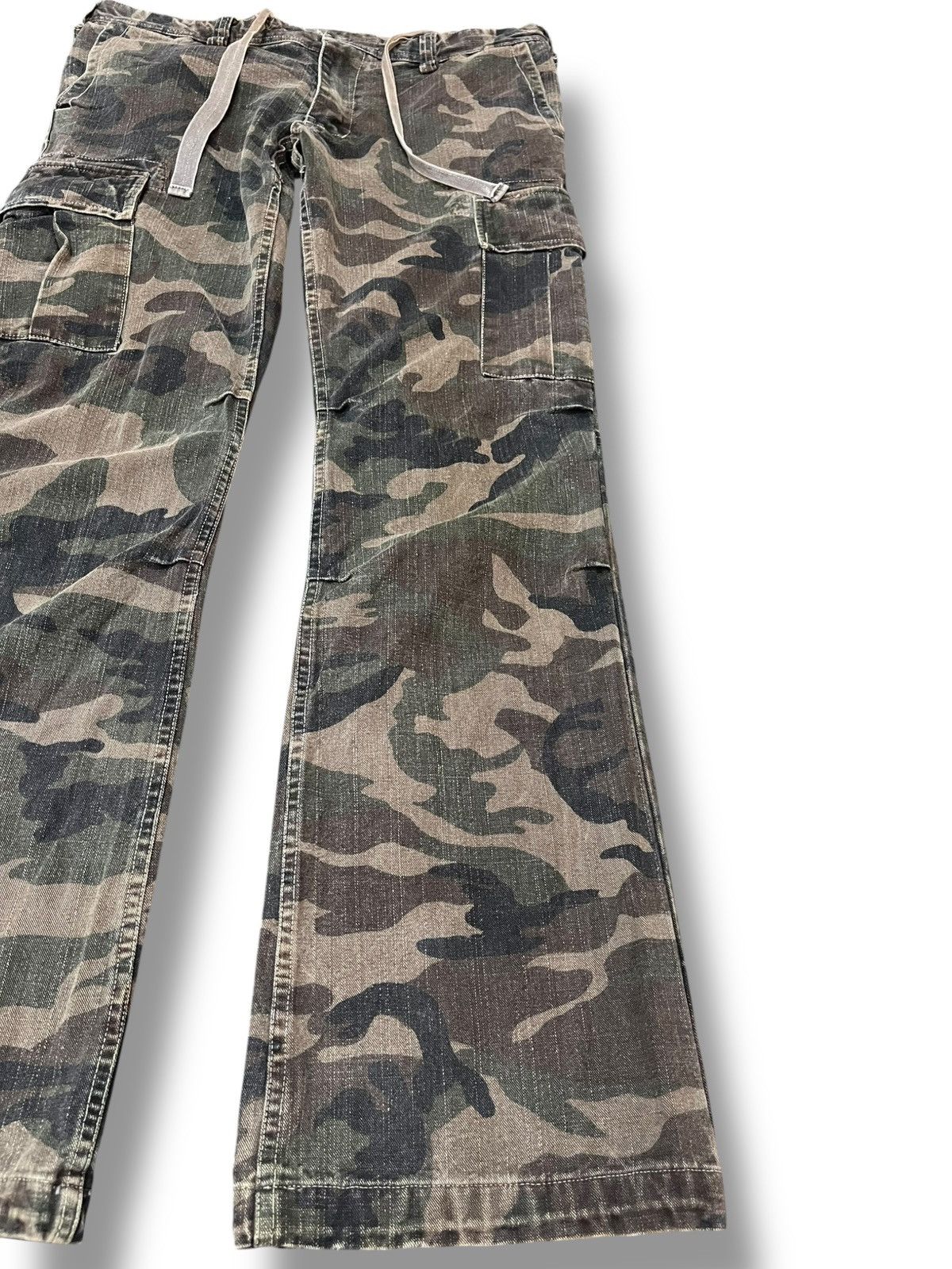 Hysteric Glamour Vintage Eden Mellow Flare Camo Military Cargo Denim Size US 34 / EU 50 - 6 Thumbnail