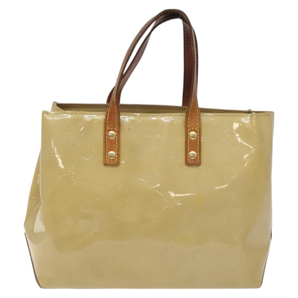 Louis Vuitton LOUIS VUITTON Monogram Vernis Reade PM Hand Bag Beige M91334 Size ONE SIZE - 13 Thumbnail