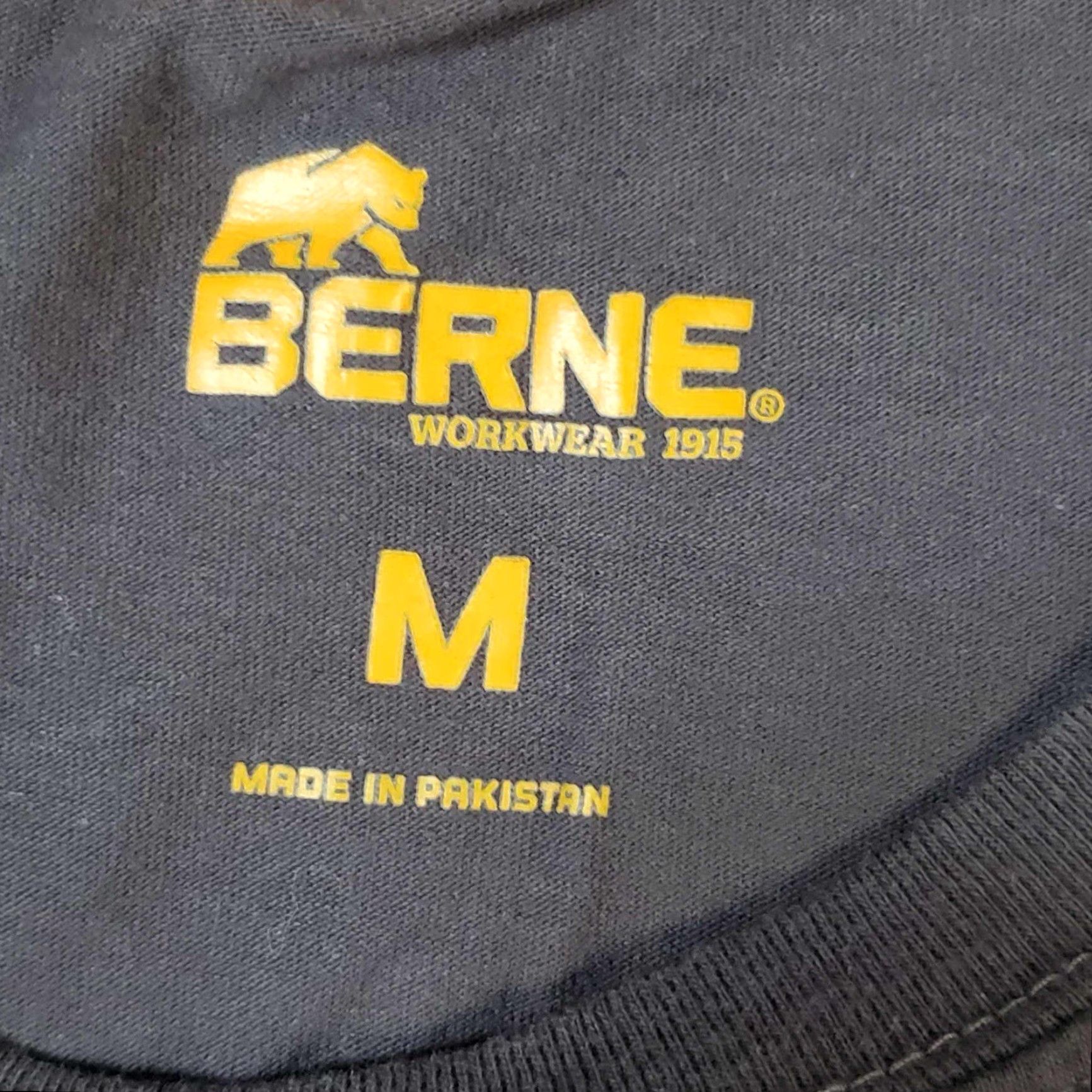 Vintage Berne Workwear T Shirt ENDURANCE Pocket Size Medium M Mens Gray Size US M / EU 48-50 / 2 - 4 Thumbnail