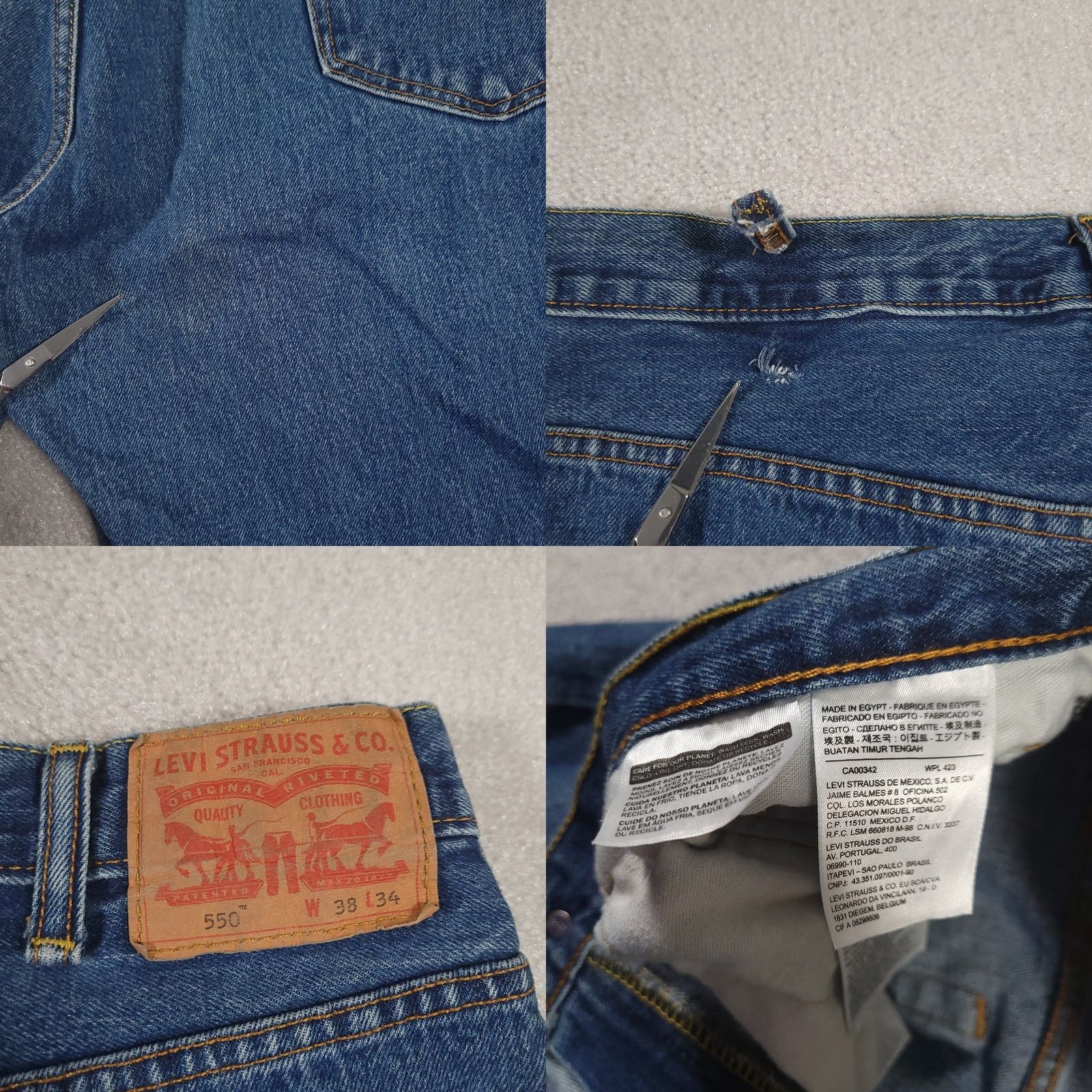 Levi's VINTAGE Levi's 550 Jeans Shirt? Size US 38 / EU 54 - 9 Thumbnail