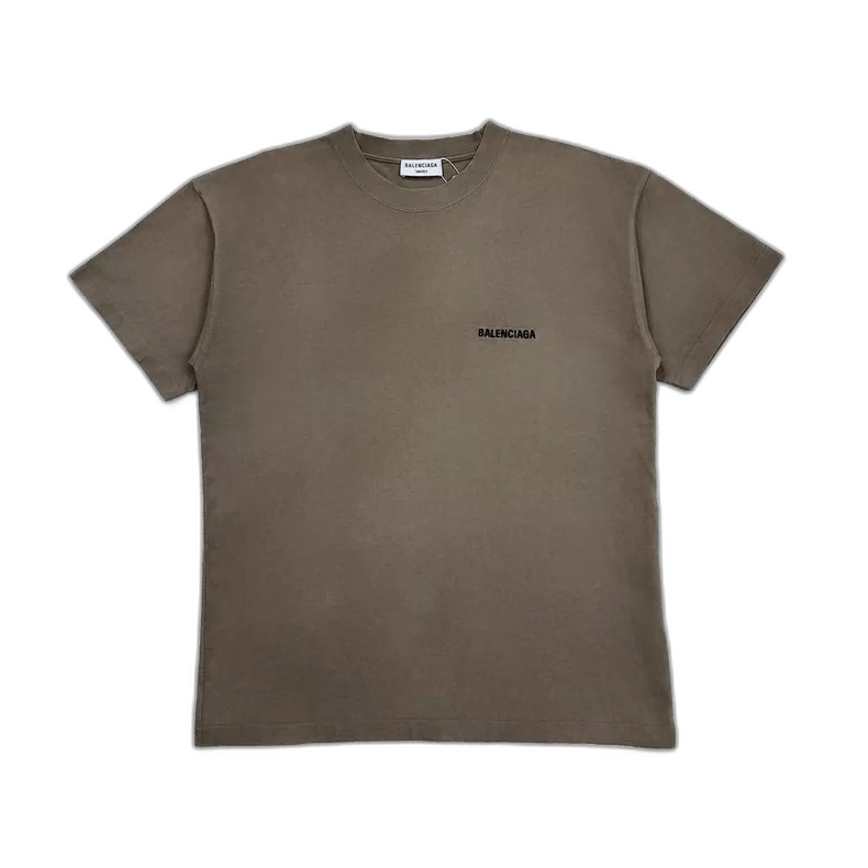 Balenciaga Embroidered Logo Short Sleeve Shirt-2505