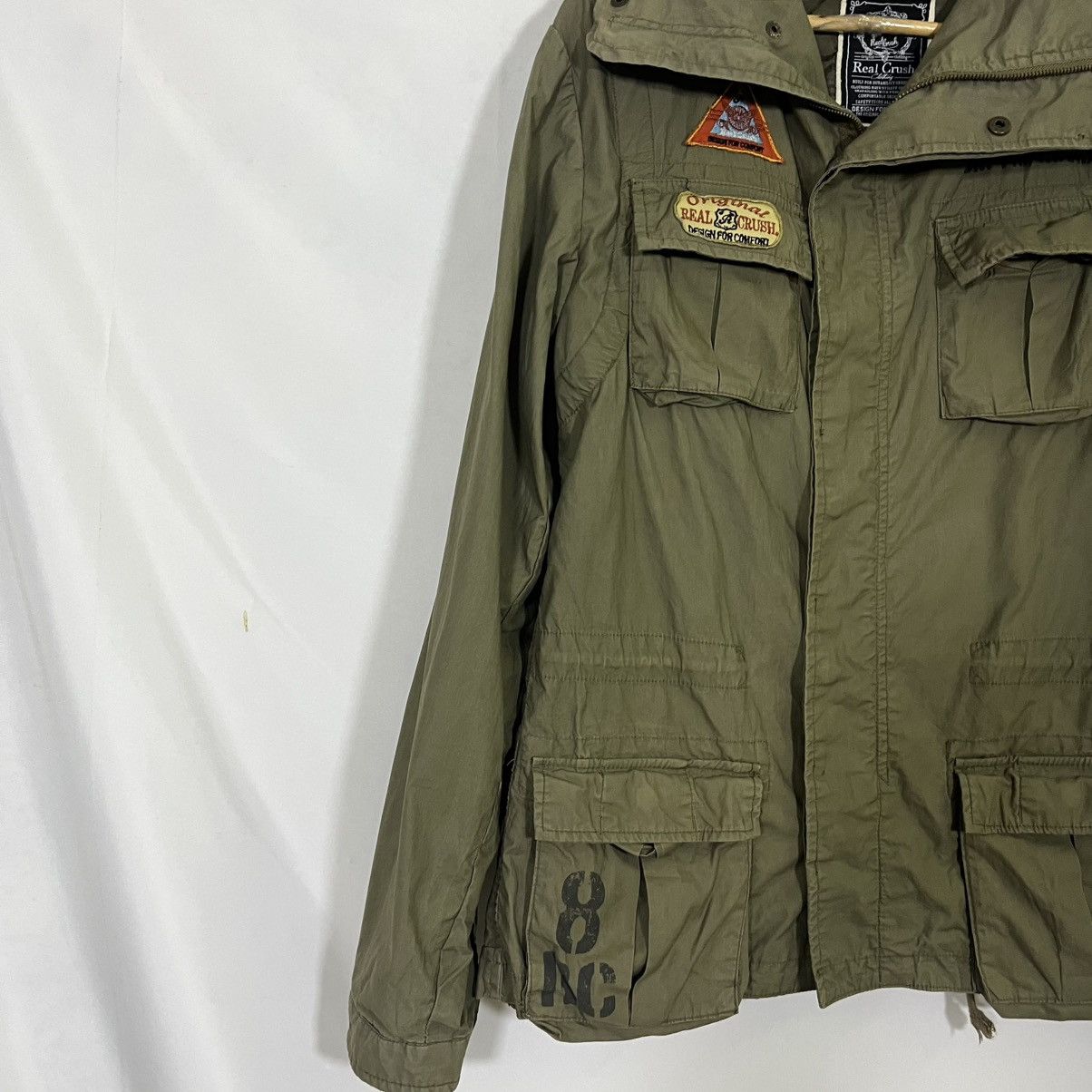 14th Addiction 2000s REAL CRUSH MILITARY ARMY JACKET PATCHES Size US M / EU 48-50 / 2 - 4 Thumbnail