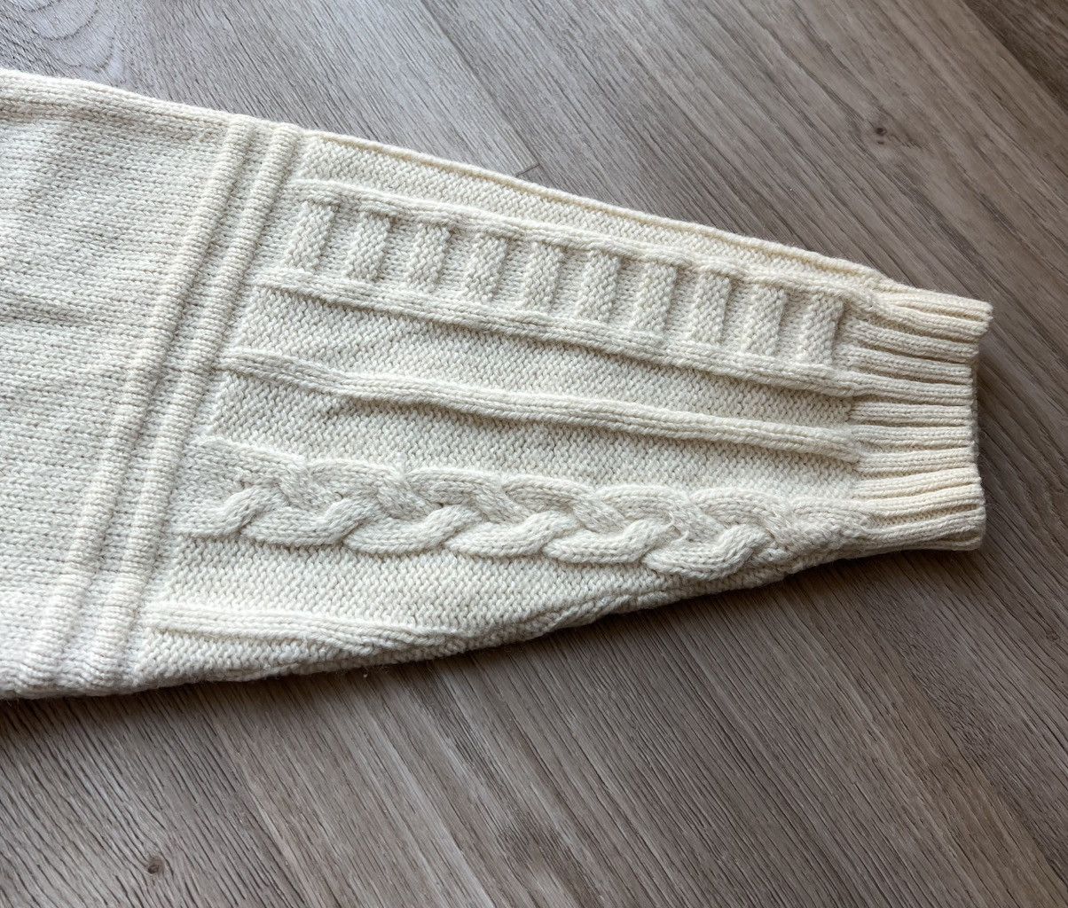 Diesel × Vintage Vintage Diesel Cable Knit Sweater Big Center Logo Size US M / EU 48-50 / 2 - 5 Thumbnail