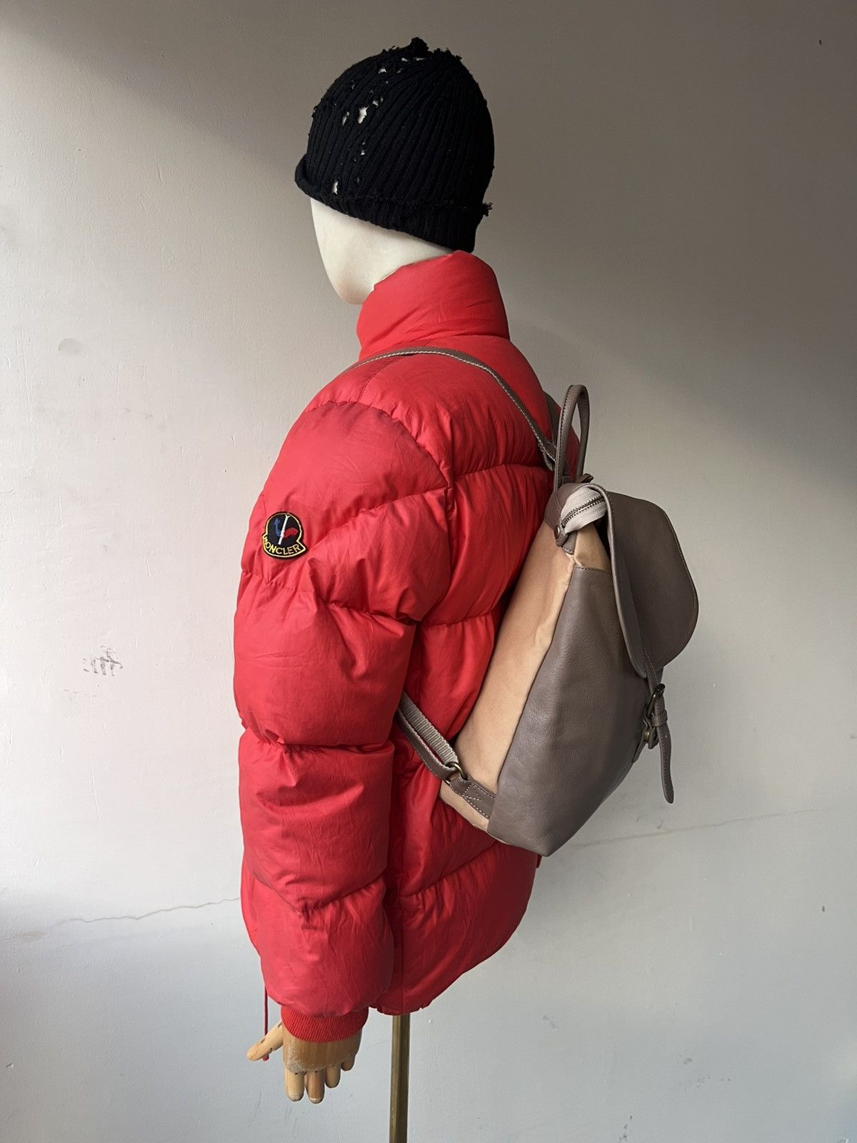 Leather Faucon Hawk Company Japan Leather Hybrid Backpack Size ONE SIZE - 3 Thumbnail
