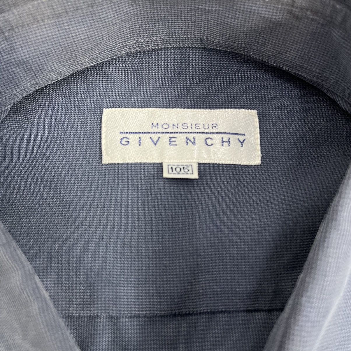 Givenchy × Vintage Vintage Monsieur Givenchy Long Sleeve Classic Shirt Logo Size US XXL / EU 58 / 5 - 4 Thumbnail