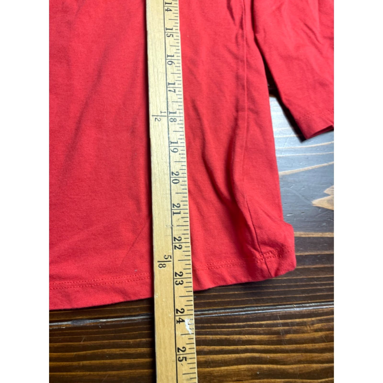 Lands' End Lands' End Shirt Womens Size Medium Red 3/4Sleeve T-Shirt Casual Modern Basic Regular Fit Mens Womens Girls Size M / US 6-8 / IT 42-44 - 5 Thumbnail