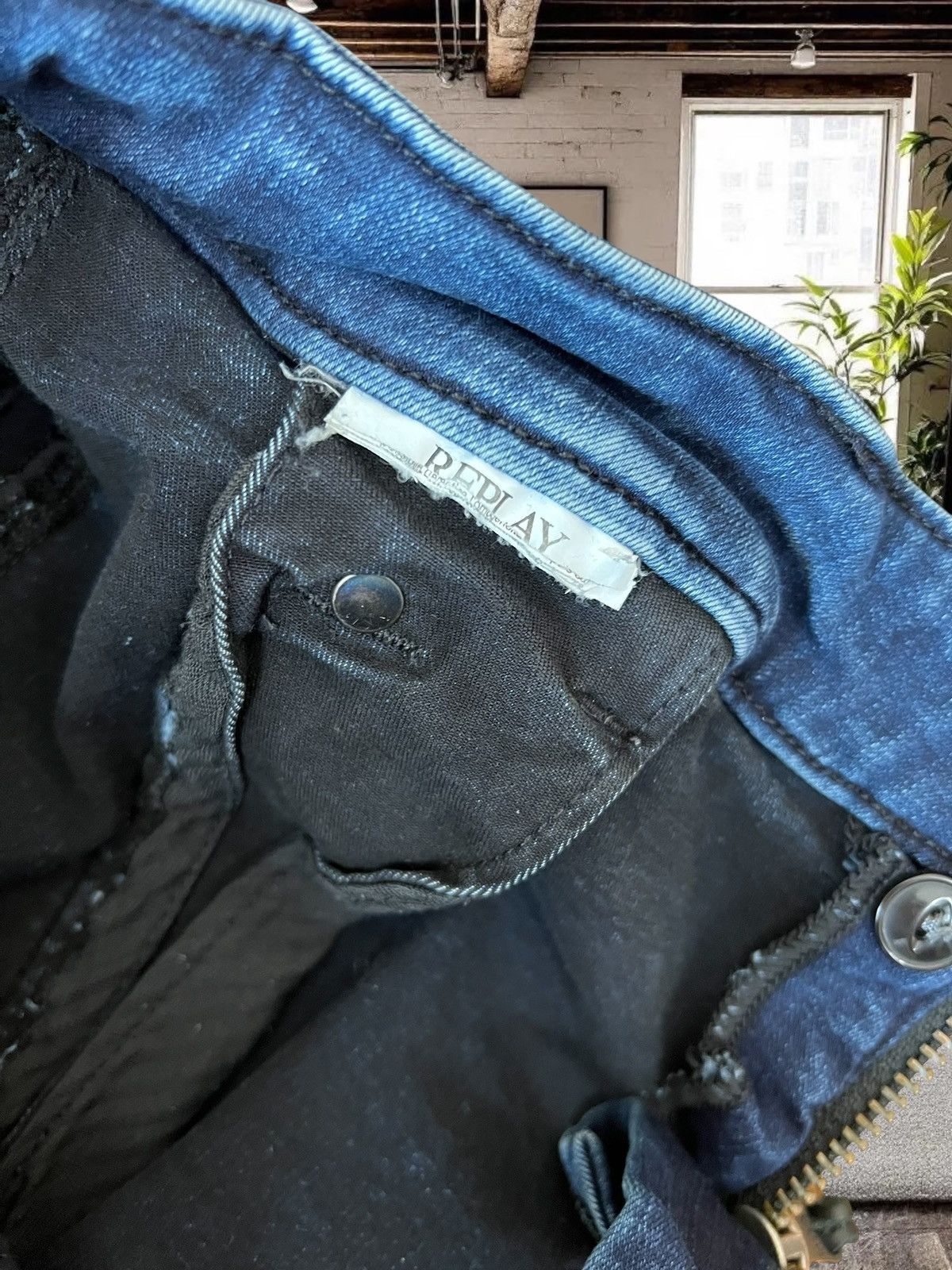 Replay Replay jeans size S/M very stretchy Size 27" / US 4 / IT 40 - 6 Thumbnail