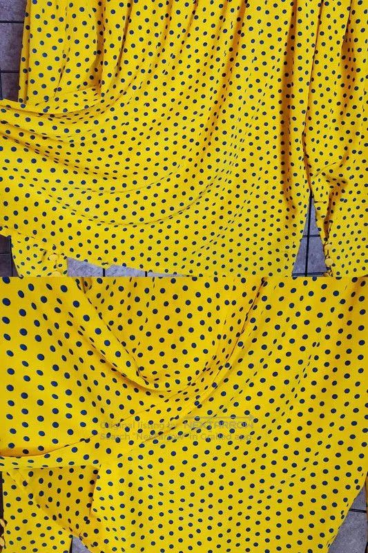 Dior Dior Yellow Polka Dot Long Sleeve Shirt . Size M / US 6-8 / IT 42-44 - 6 Thumbnail