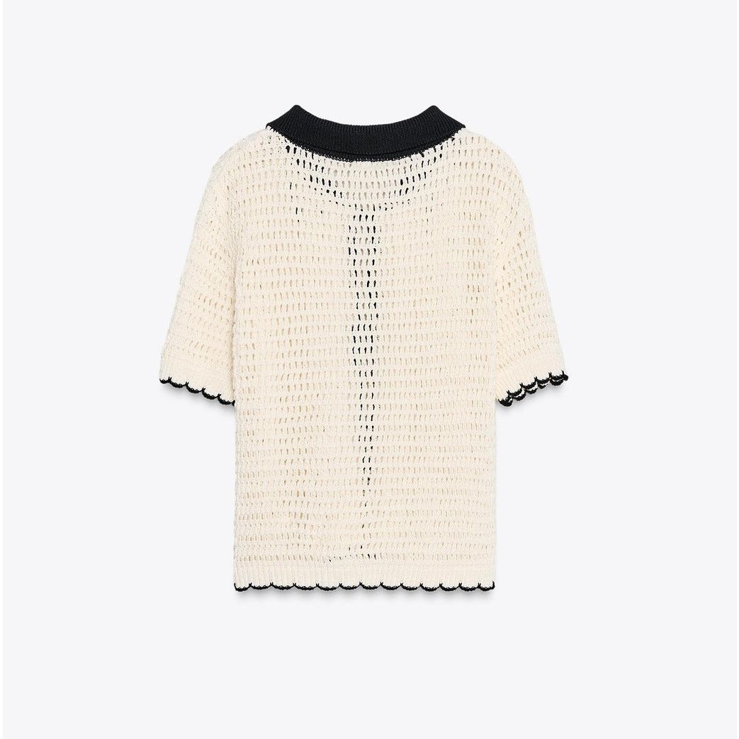 Zara RARE!!! ZARA Contrast Top NWT Size L / US 10 / IT 46 - 18 Thumbnail