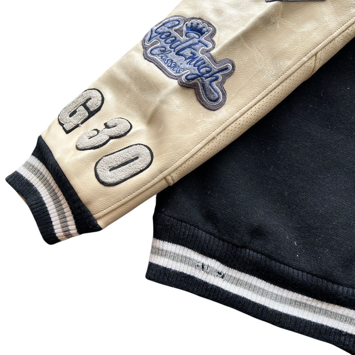 GOODENOUGH RARE VINTAGE GOOD ENOUGH CLASSIC 30G VARSITY BOMBER JACKET Size US XL / EU 56 / 4 - 14 Thumbnail