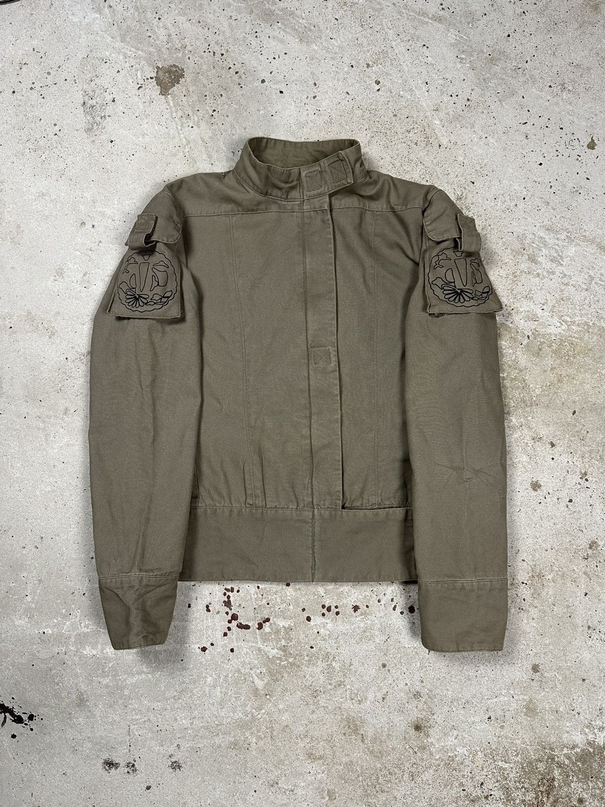 Japanese Brand Vintage Y2K Asymmetrical Utility Light Jacket Army Style Size US S / EU 44-46 / 1 - 14 Thumbnail