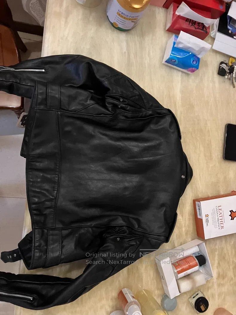 Schott Schott Cable-stayed locomotive leather jacket Size US S / EU 44-46 / 1 - 4 Thumbnail