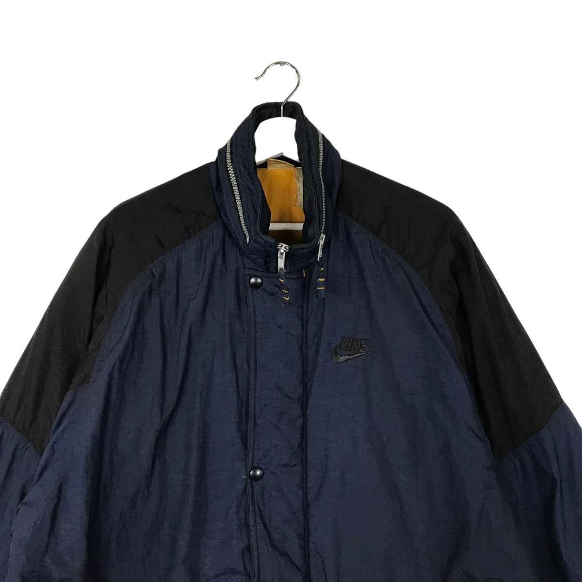 Nike 💥 1990s NIKE BIG LOGO INSULATED LONG JACKET Size US M / EU 48-50 / 2 - 3 Thumbnail
