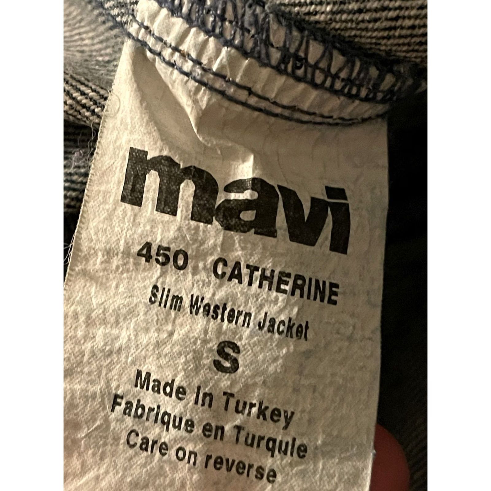 Mavi Mavi Western Denim Jacket Size S - Womens - Cotton Trucker Size 28" / US 6 / IT 42 - 5 Thumbnail