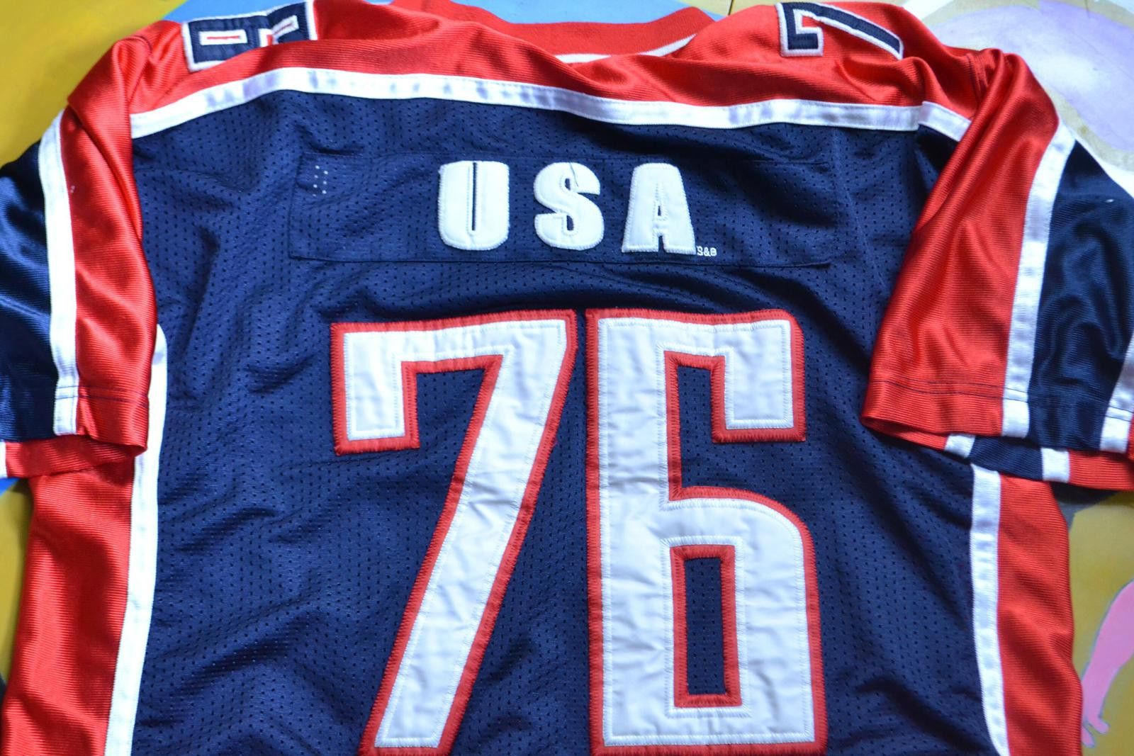 Steve And Barrys Steve & Barry's City Wide USA #76 Men's Sports Jersey Size ONE SIZE - 2 Thumbnail