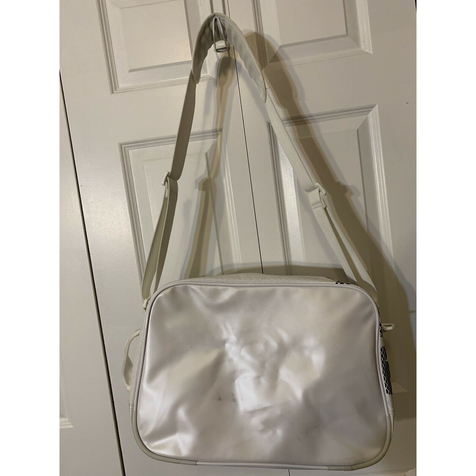 Nike Nike Duffle Bag Max Air Training Gym Sports White Black Over Size ONE SIZE - 11 Thumbnail