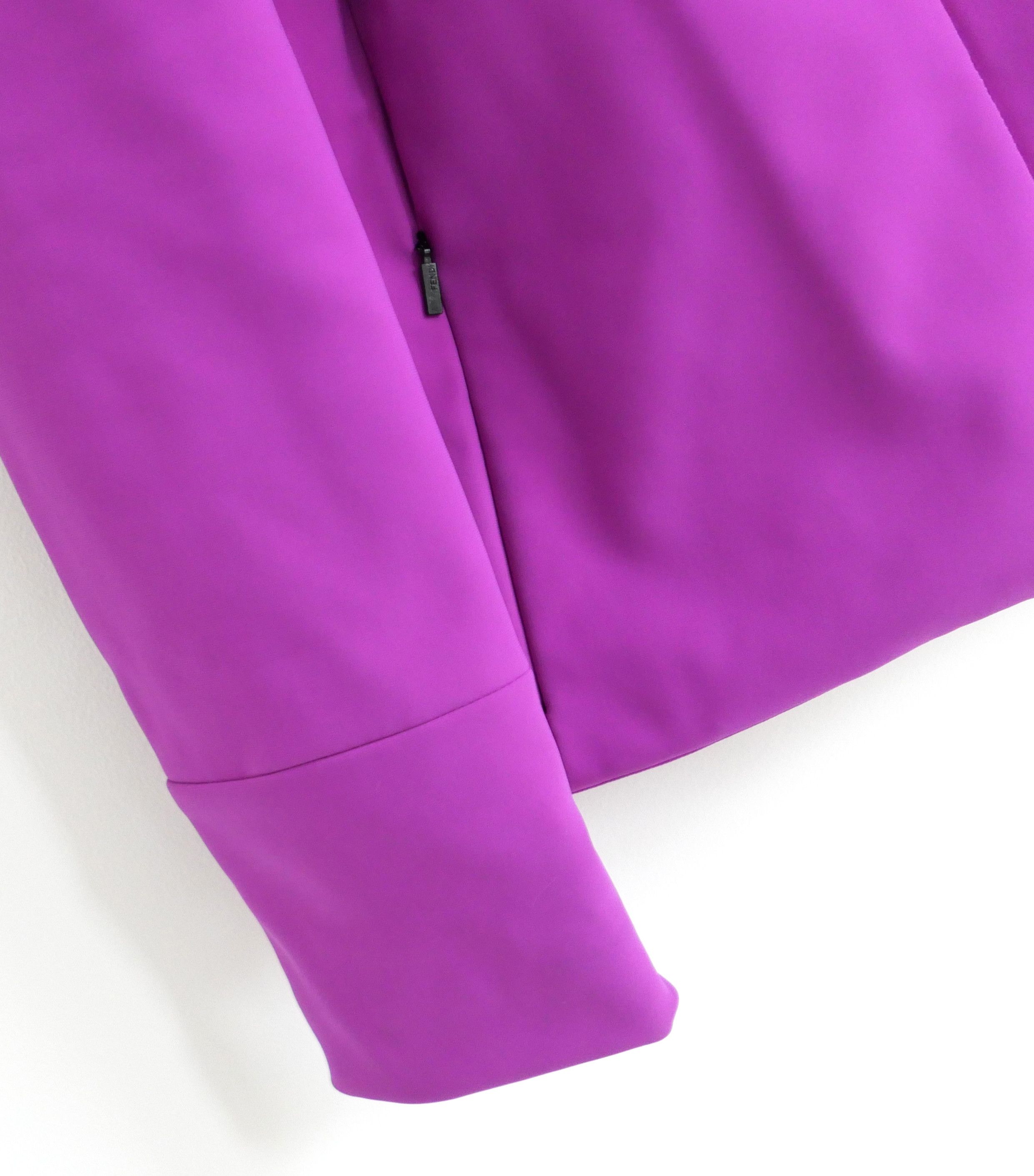 Fendi Fendi Red & Purple Puffer Ski Jacket Size M / US 6-8 / IT 42-44 - 4 Thumbnail