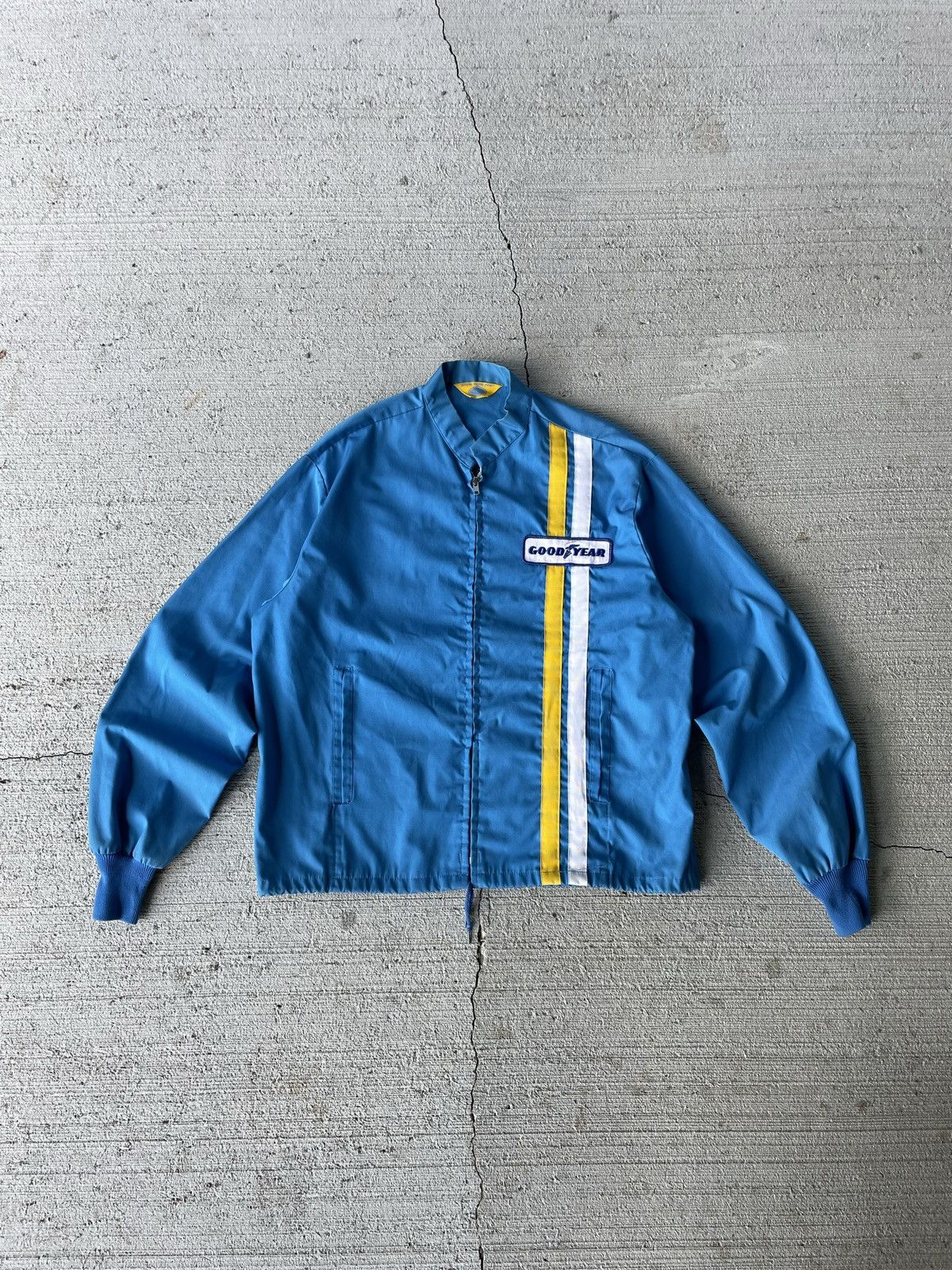 Vintage Vintage 60s/70s Goodyear Racing Bomber Jacket Size US L / EU 52-54 / 3 - 1 Thumbnail