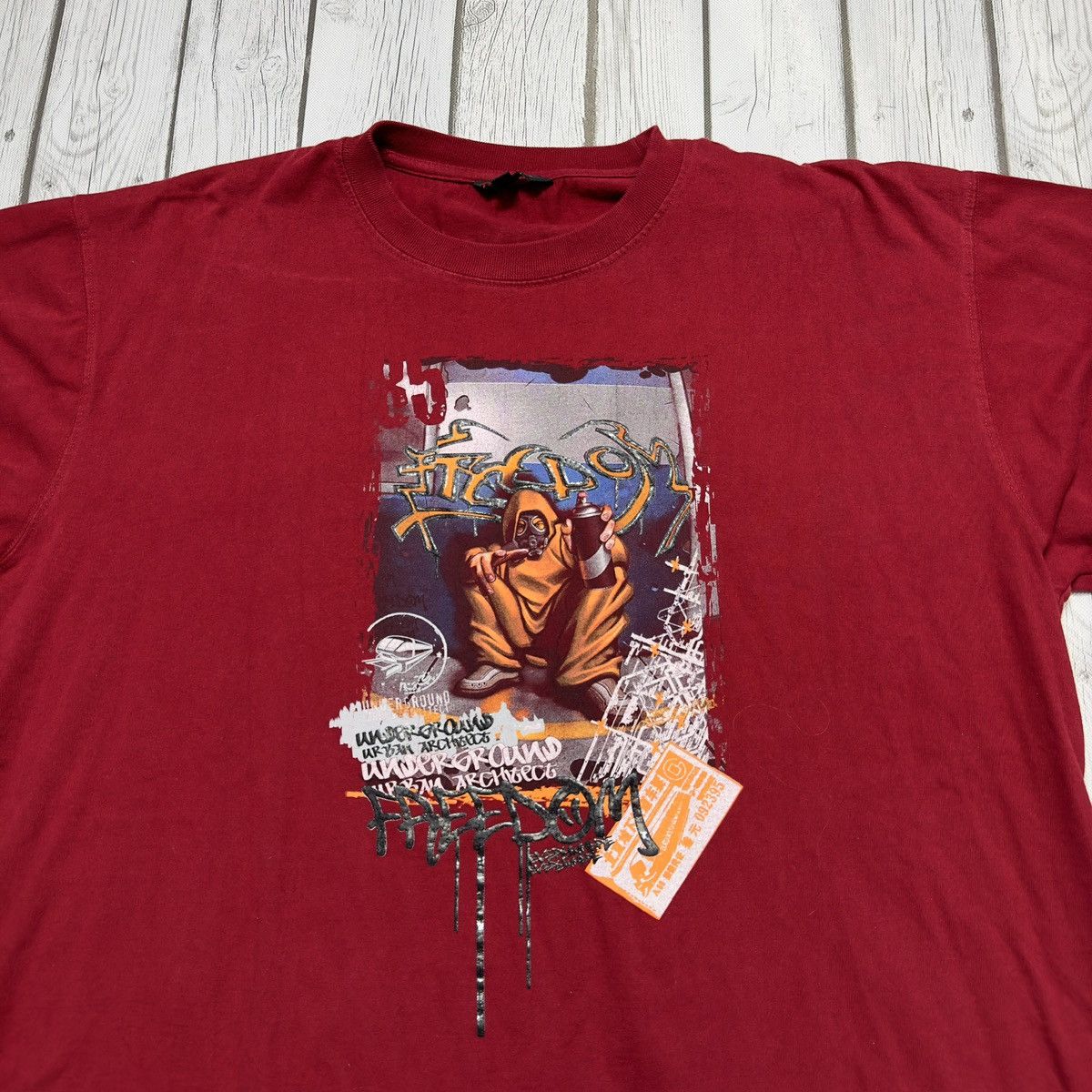 Vintage Vintage Freedom tee Size US XL / EU 56 / 4 - 3 Thumbnail