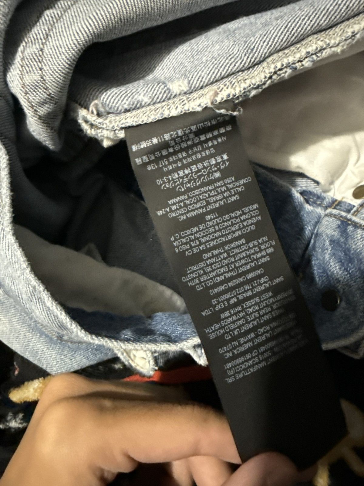 Saint Laurent Paris Saint laurent distressed light blue D02 Size US 27 - 5 Thumbnail