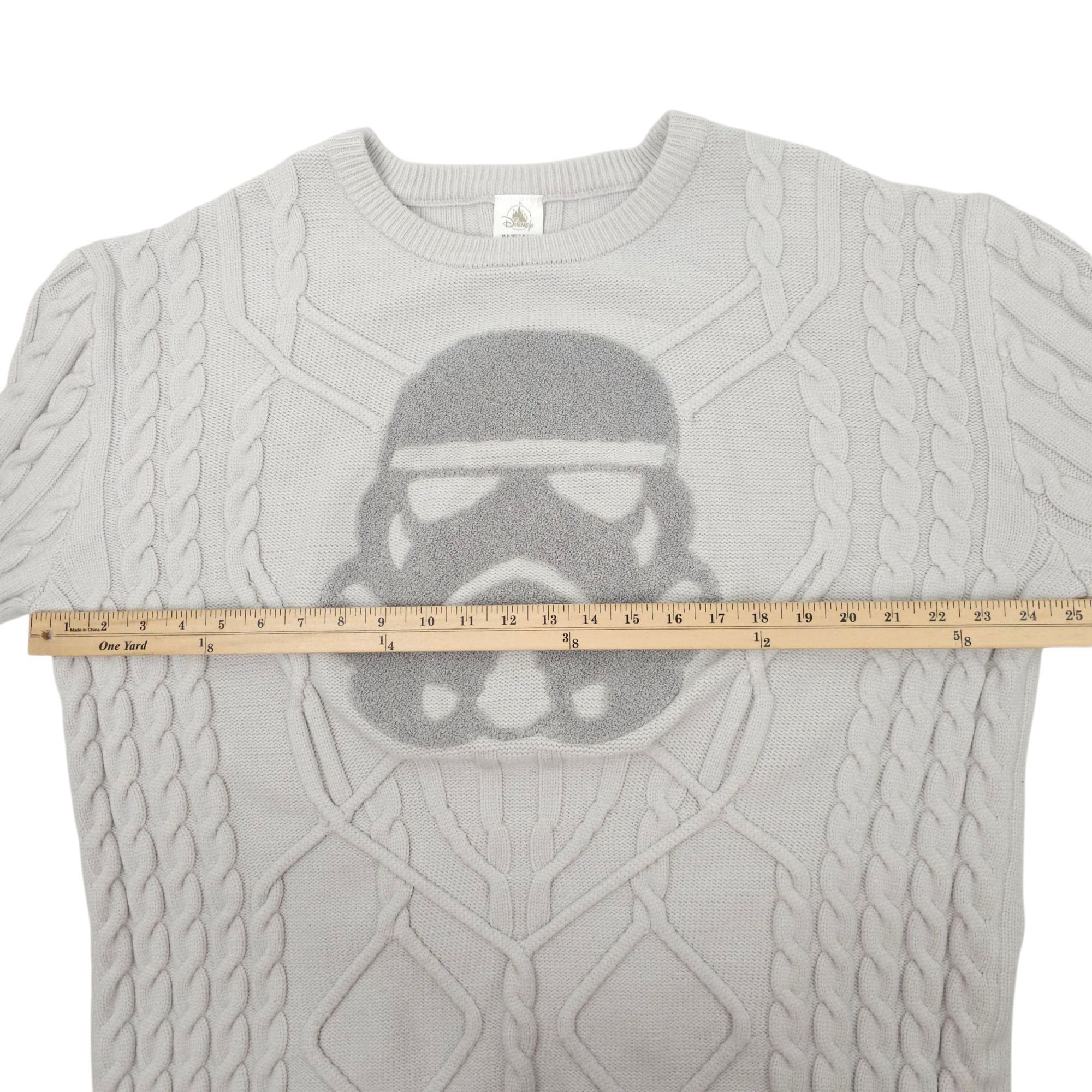Disney Disney Star Wars Stormtrooper Cable Knit Sweater Adult XL Size US XL / EU 56 / 4 - 4 Thumbnail