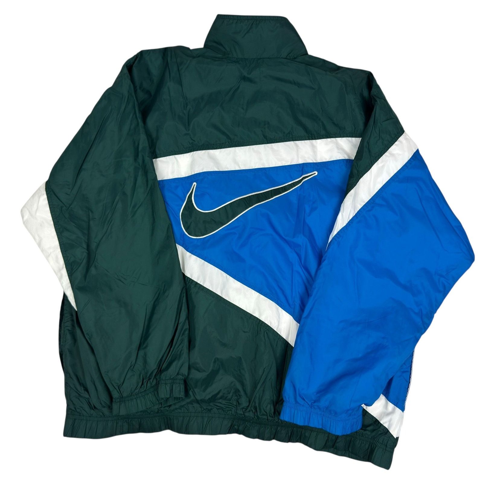 Nike Vintage Nike Men's Green Blue Swoosh Logo Full Zip Jacket XL Size US XL / EU 56 / 4 - 10 Thumbnail