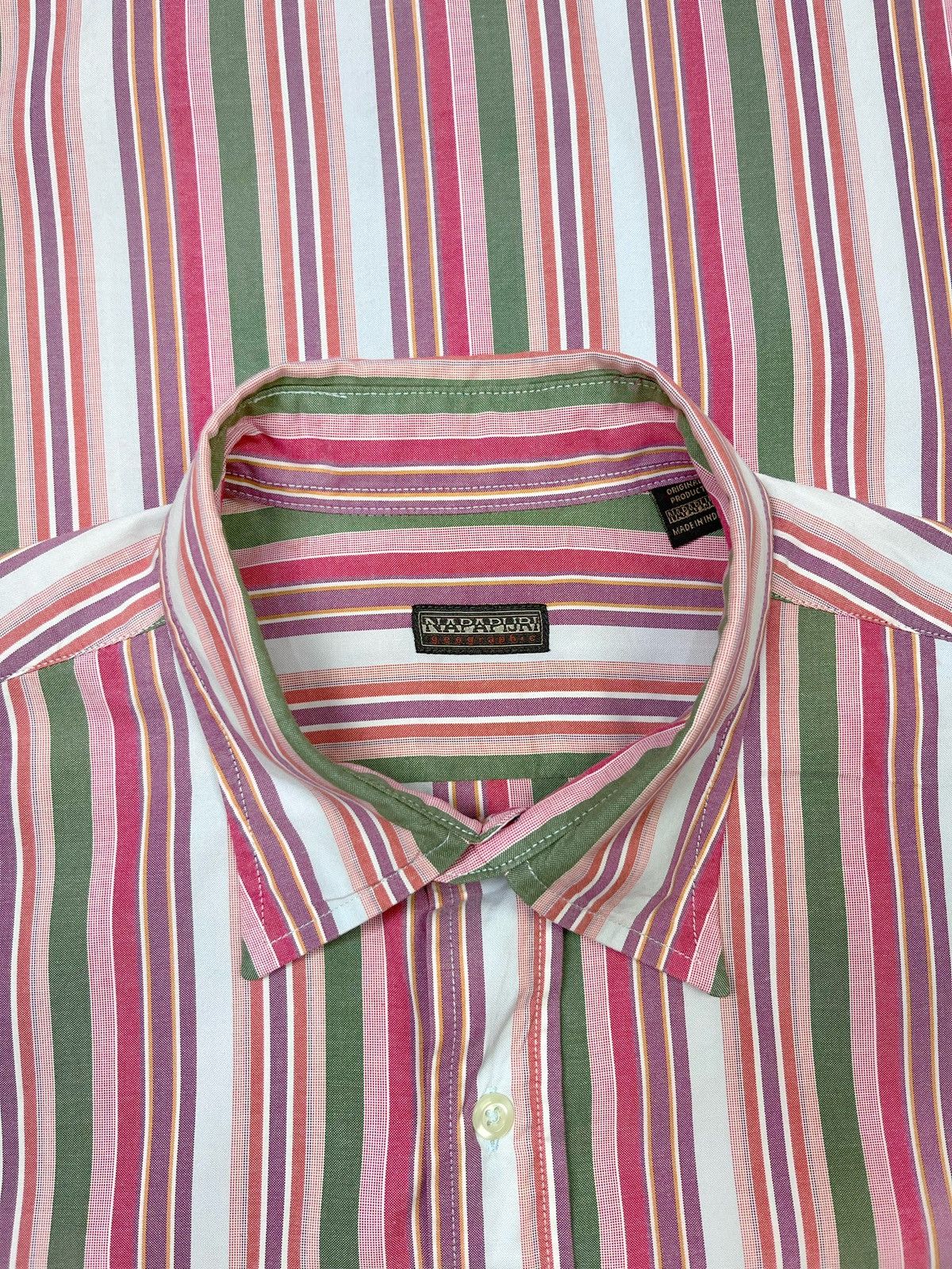Napapijri Napapijri Multicolor Striped Shirt Size US XXL / EU 58 / 5 - 6 Thumbnail