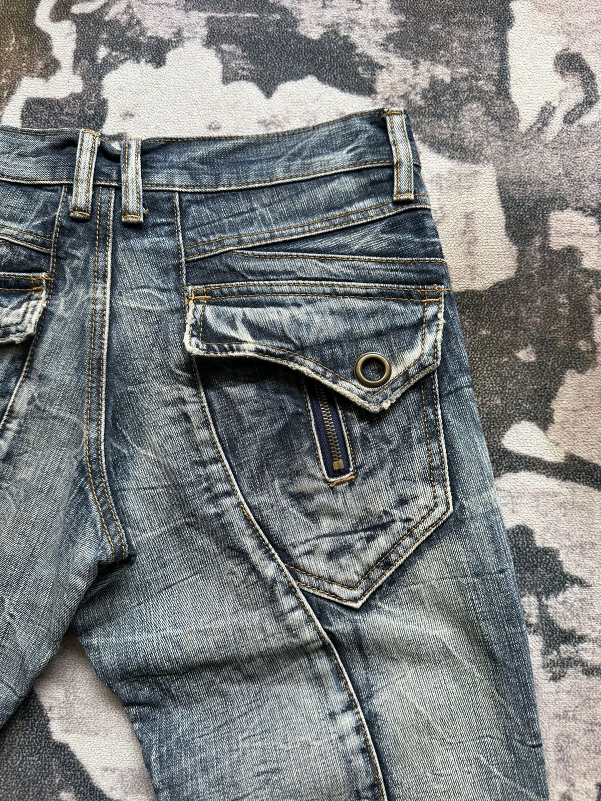 semanticdesign Early 00’s Semanticdesign mudmax paneled jeans Size US 30 / EU 46 - 8 Thumbnail
