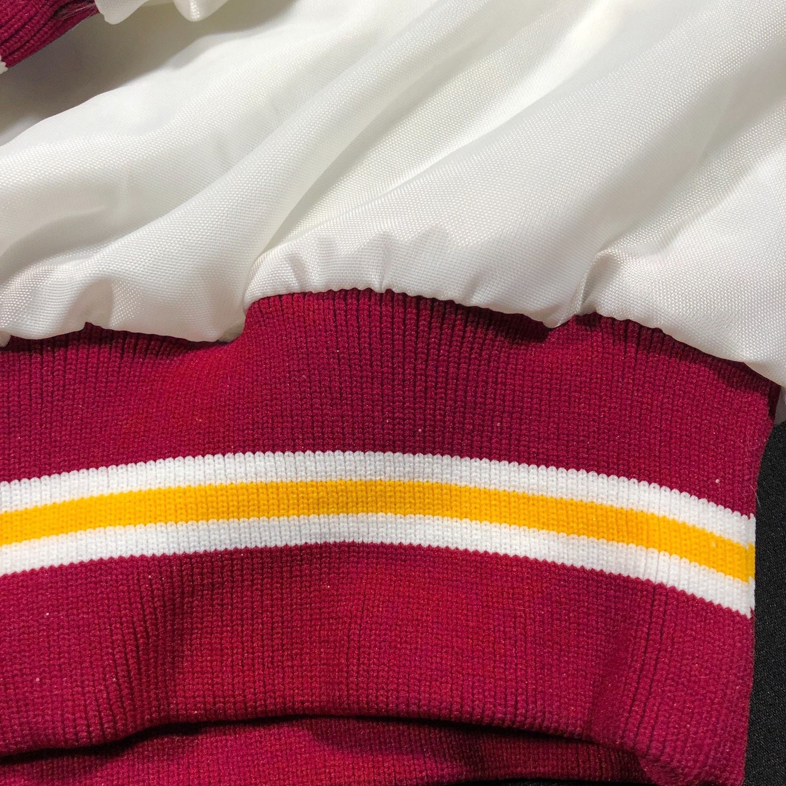 Vintage vintage 90s BIKE White maroon nylon windbreaker Jacket XL Size US XL / EU 56 / 4 - 4 Thumbnail