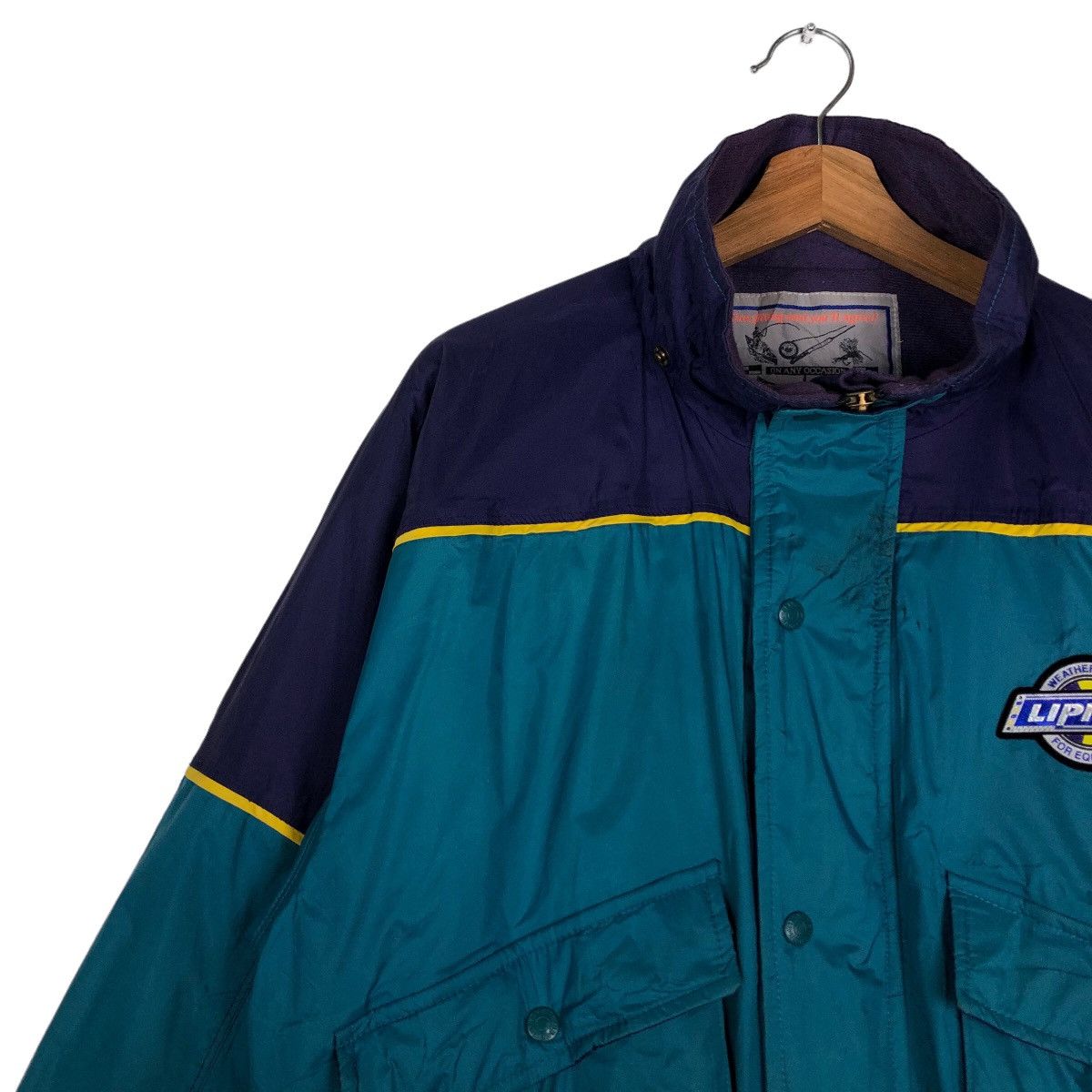Japanese Brand 🔥Vtg Bomber Jacket Ski Wear Lipner Outdoor Design Parachute Size US L / EU 52-54 / 3 - 8 Thumbnail