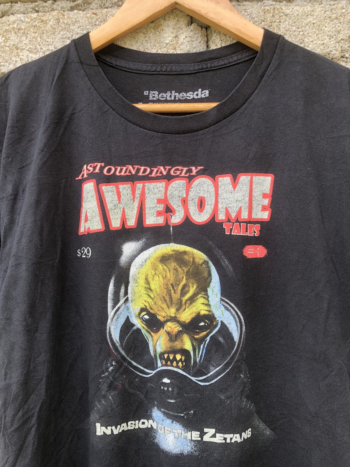 Nintendo × Vintage Bethesda Video Game Fallout Astoundingly Awesome Tales Tee Size US L / EU 52-54 / 3 - 5 Thumbnail